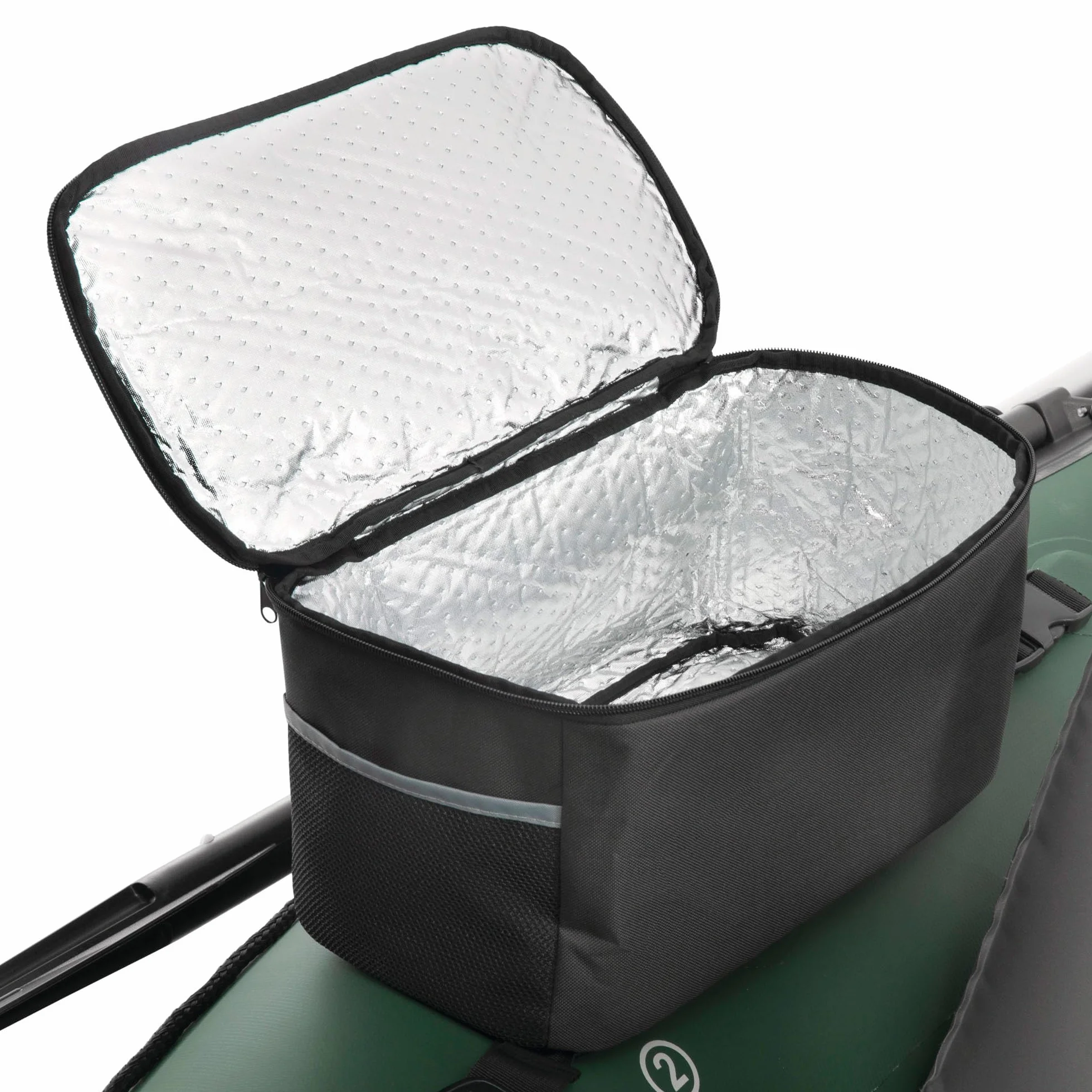 Intex Pato de Pesca Hinchable Big Catch Pro, 165x119x38 cm, Material Super-Tough, Máx. 140 kg, con remos, Hinchador, Mochila, Soportes de caña Desmontables, Red para Peces, Bolsas almacenaje (68381)