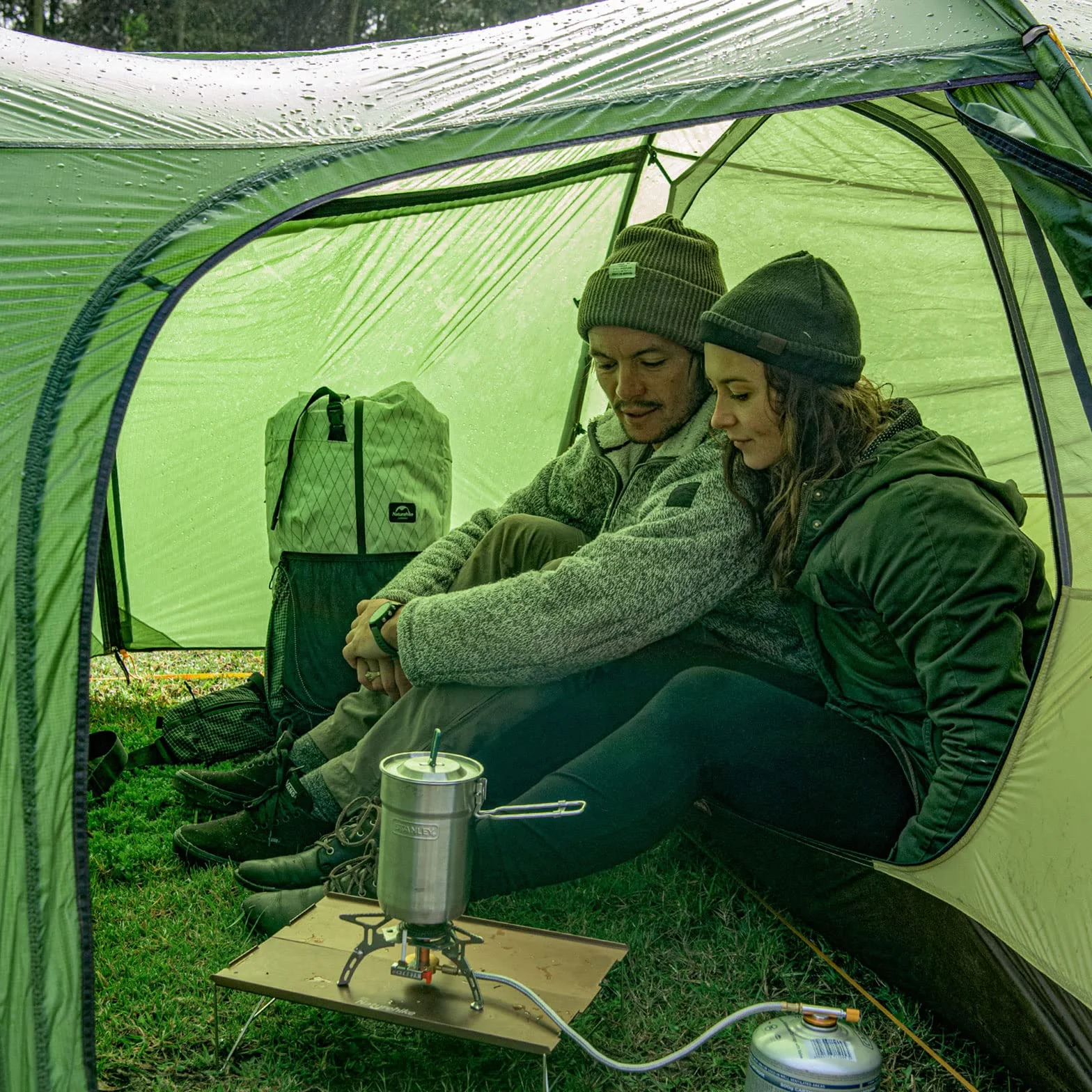 Naturehike Opalus Carpa para Mochileros Carpa Familiar Espaciosa y Liviana para 2/3 Personas Carpa Túnel para 2/3 Personas con Toldo