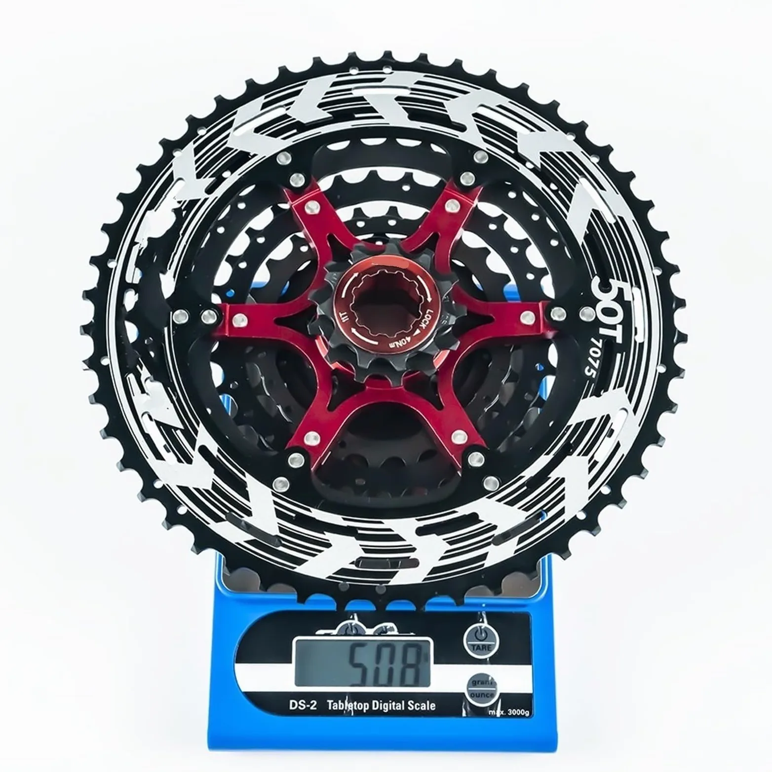 Cassettes y piñones Compatible con Cassette Ligero ZRACE Alpha de 10, 11 y 12 velocidades para Bicicleta montaña, buje Libre HG/MS/XD, 46/50/52 Dientes Cassette de Piñones