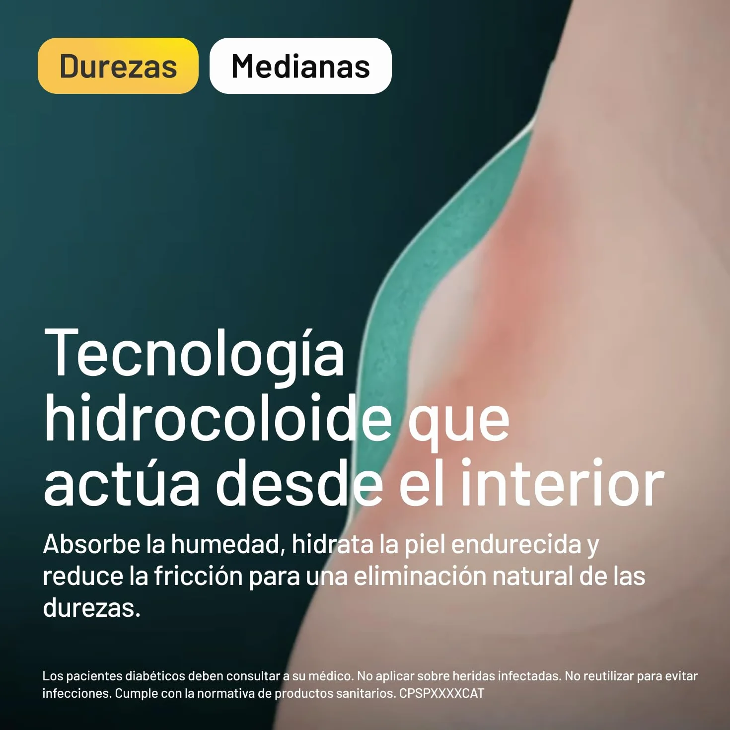 COMPEED Durezas Medianas Eliminación Rápida Alivio del Dolor Pack 6 uds.
