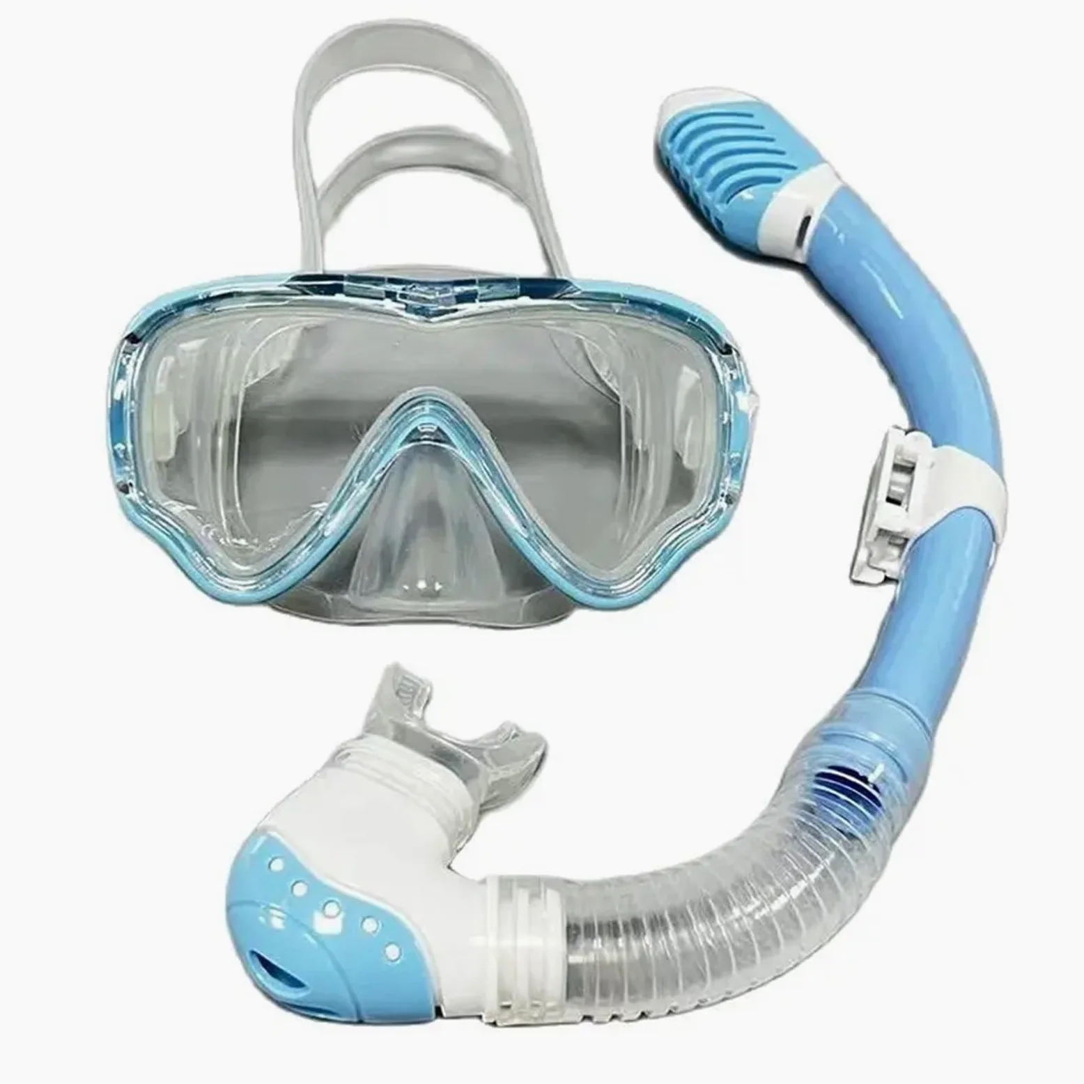 Buceo Máscara de Snorkel Máscara de Buceo y Snorkel Gafas de Buceo Gafas de natación Conjunto de Tubo de Buceo Snorkel Niño Unisex