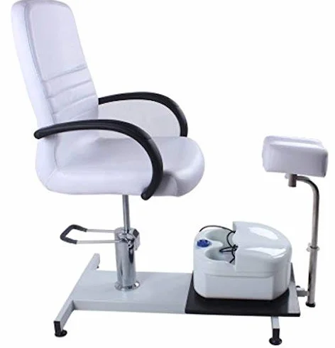 ZStyle Juego profesional de sillas de pedicura con barreño y pies