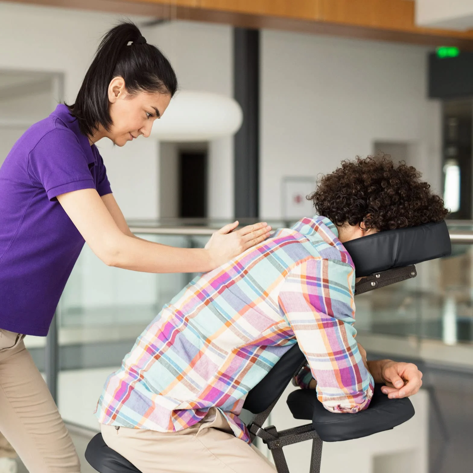 Silla de Masaje Plegable 200kg Reposacabezas Accesorio Fisioterapia