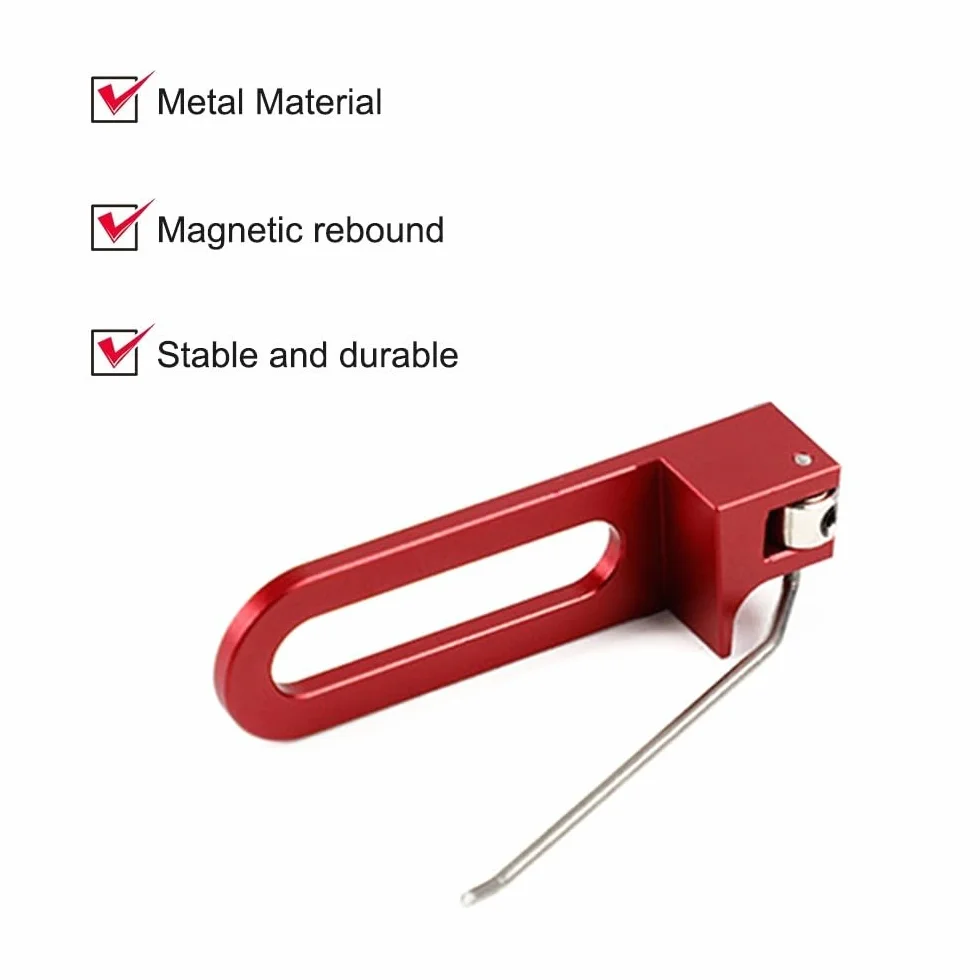 MiOYOOW Tiro con arco Soporte de flecha magnético con flecha trasera ajustable con almohadilla lateral de flecha/tornillo/llave para arco recurvo