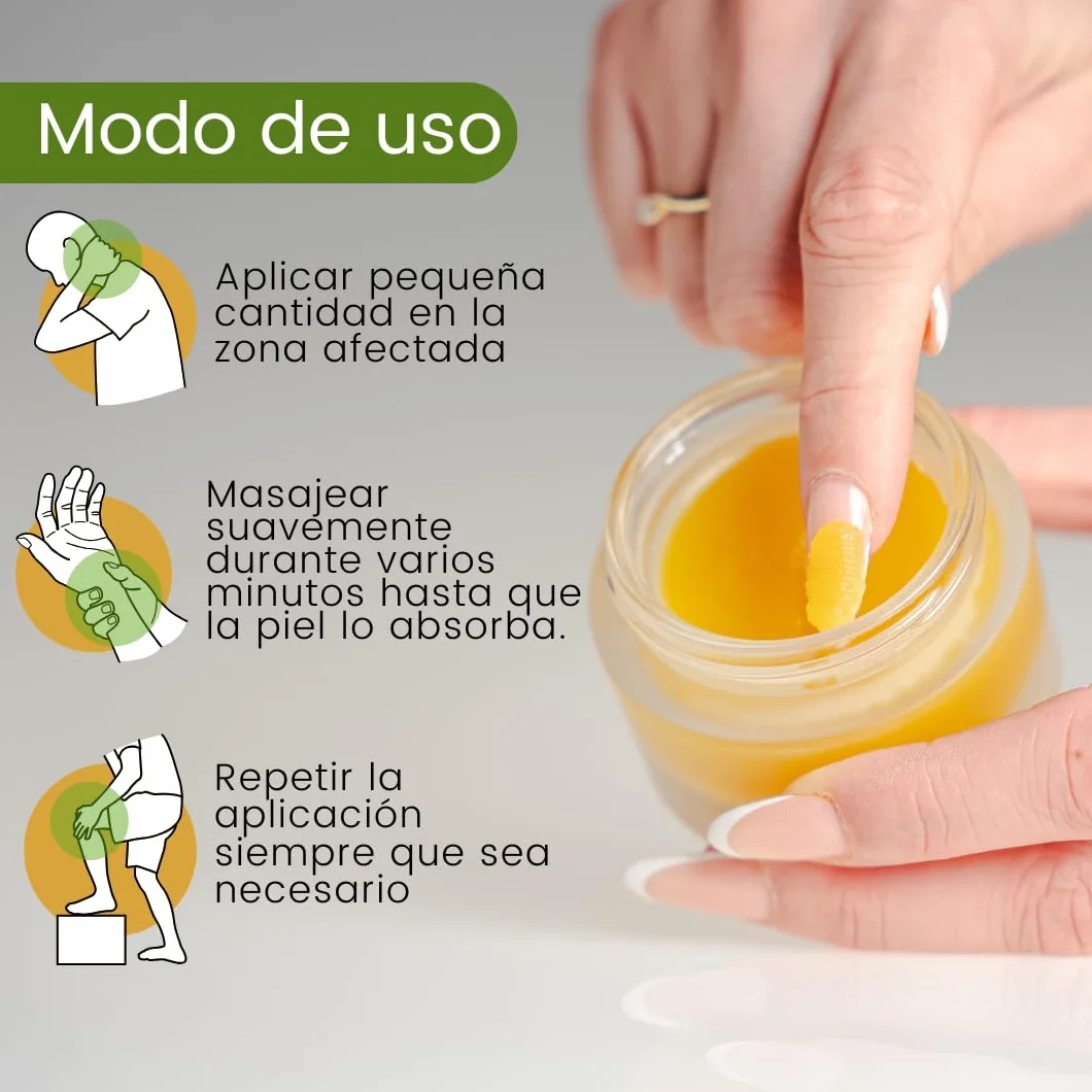 Crema Calor Relajante Muscular Antiinflamatoria 100% Natural 50g
