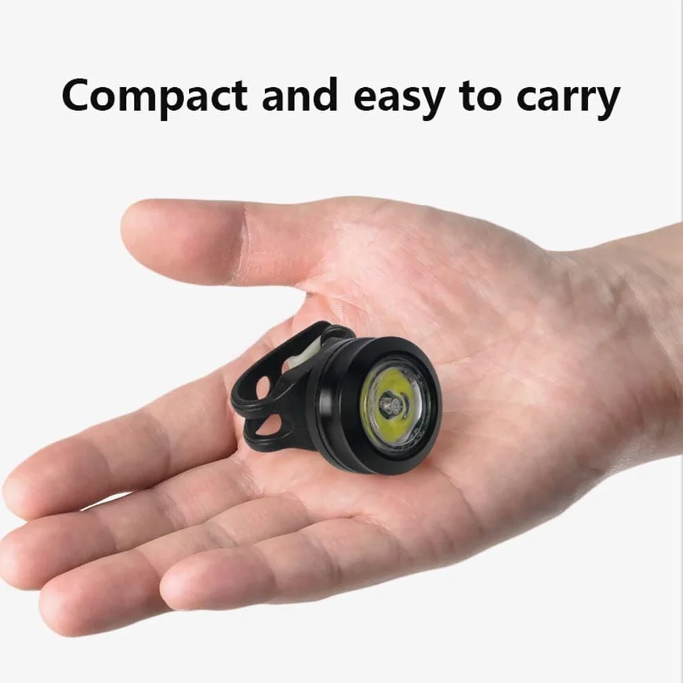Luces para Bicicleta con Carga USB, Luces traseras, Luces LED para Bicicleta de montaña, Luces de Advertencia para Correr de Noche, Accesorios de Ciclismo