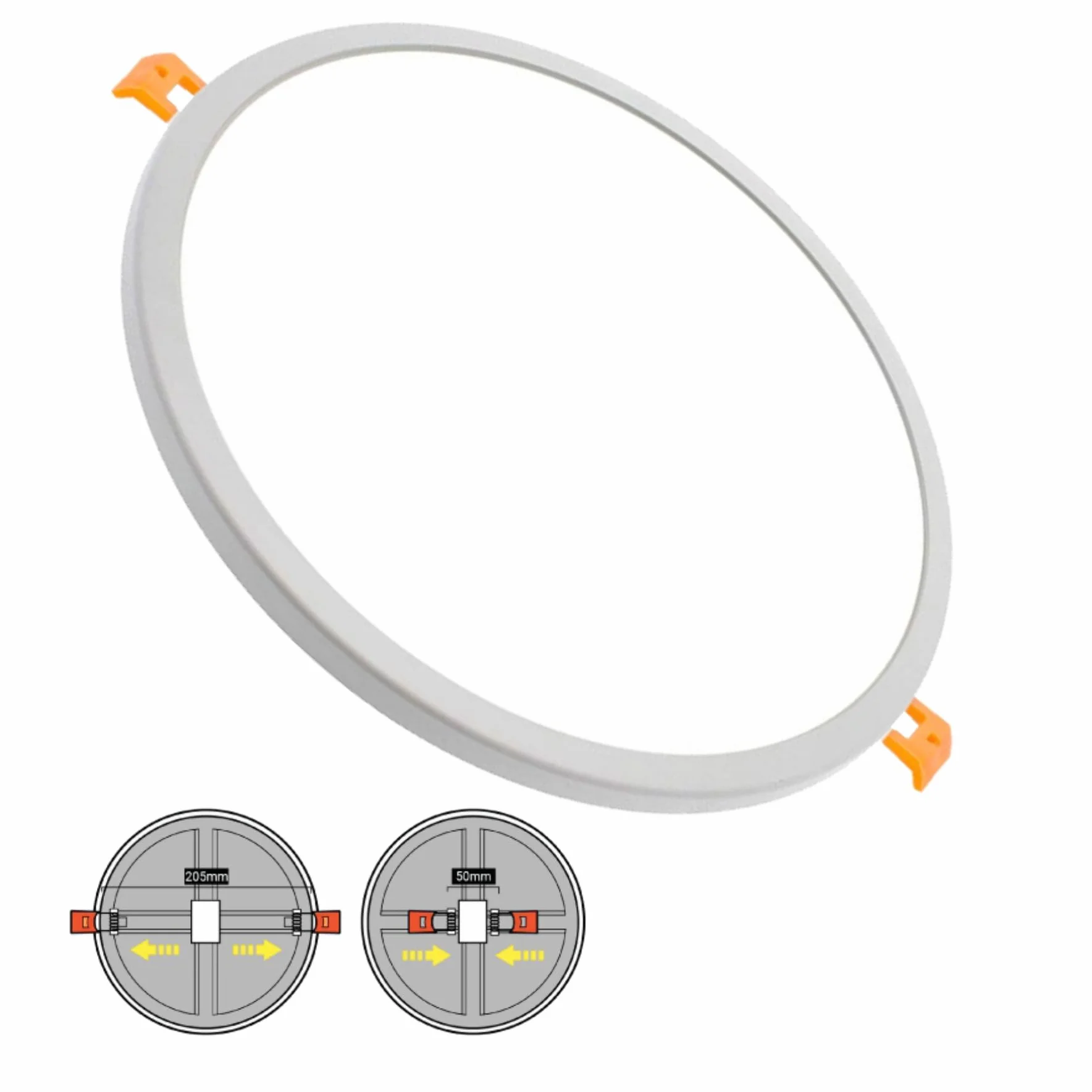 VZLED Downlight LED Ajustable 6500K Plafón Cocina Luz Blanca Fría Pack 1