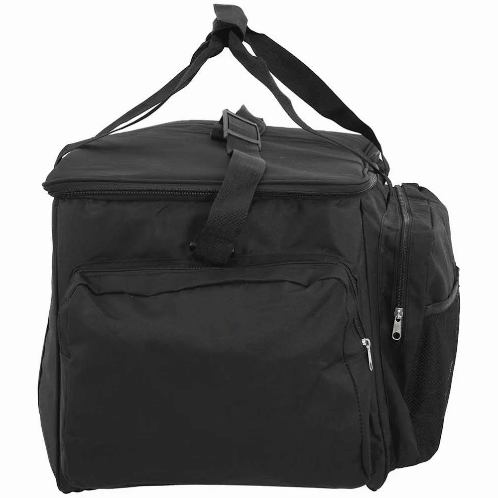 Bolsa de pesca impermeable verde oscuro, tela Oxford 600D, 57 x 35 x, con divisor aislante, correa para el hombro, organizador para accesorios de pesca y actividades al aire libre