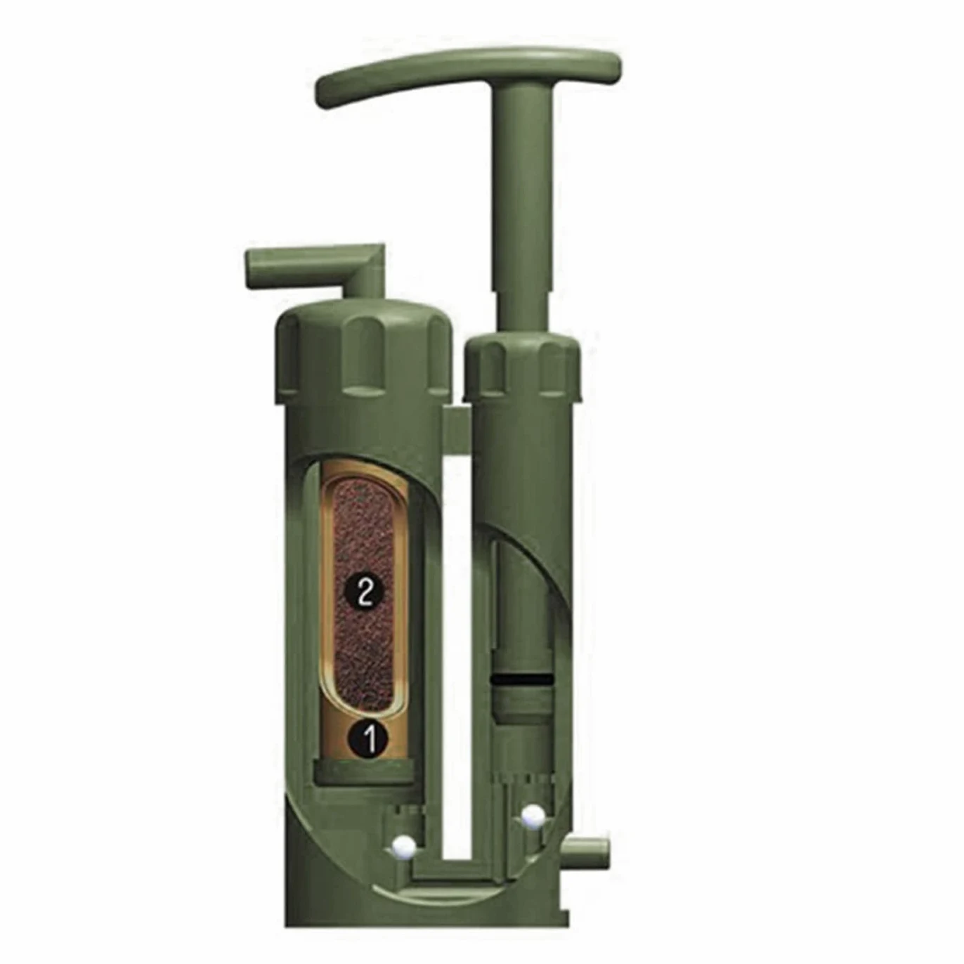 Purificador Agua Emergencia, Purificadores Agua Portátiles, Purificador Agua Personal Aire Libre para Camping Y Senderismo, Supervivencia Emergencia