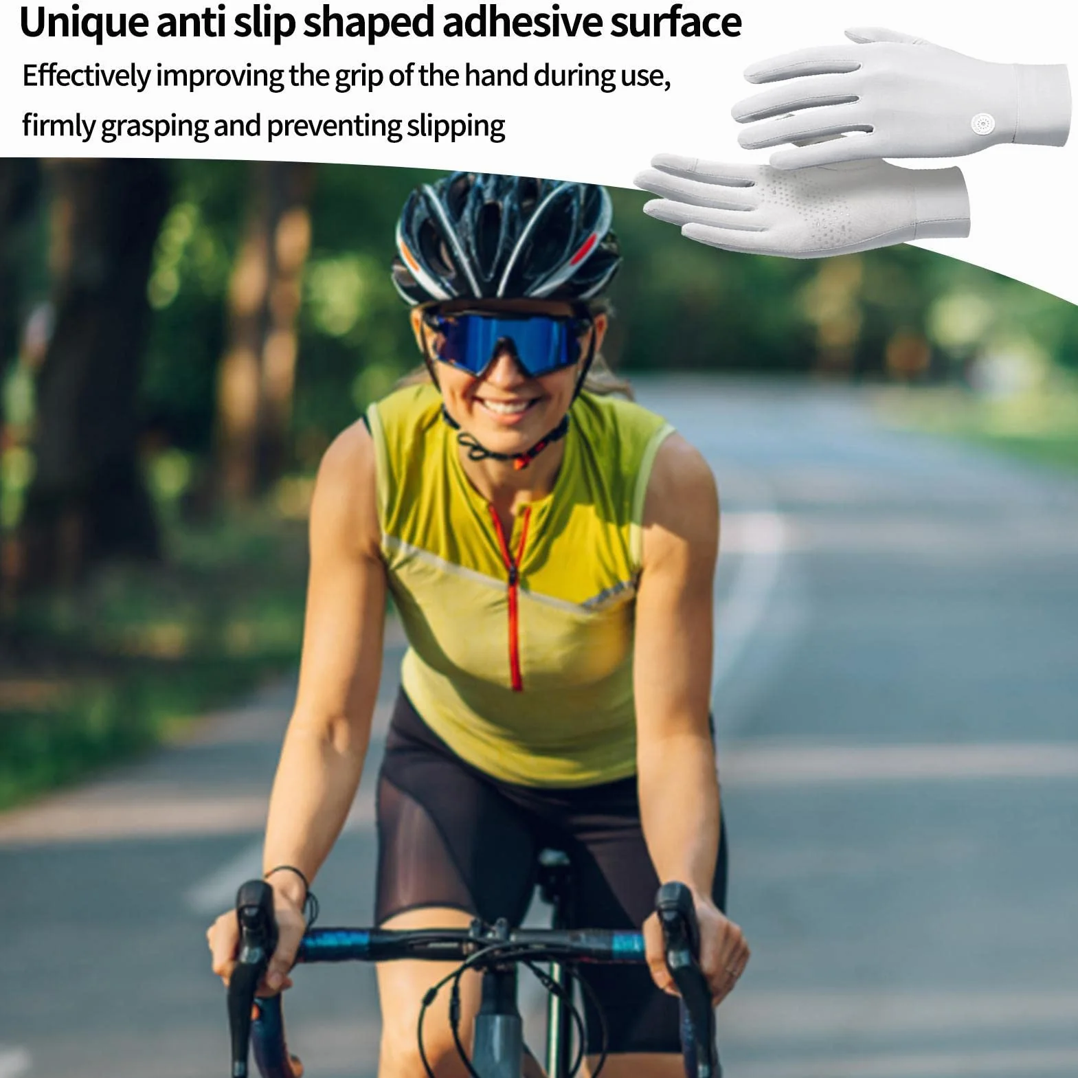 Guantes FPS | protección Solar Transpirables Ice Feeling Thin UPF 50+,navegación, conducción Hombres para Remo, Kayak, conducción, Remo, piragüismo