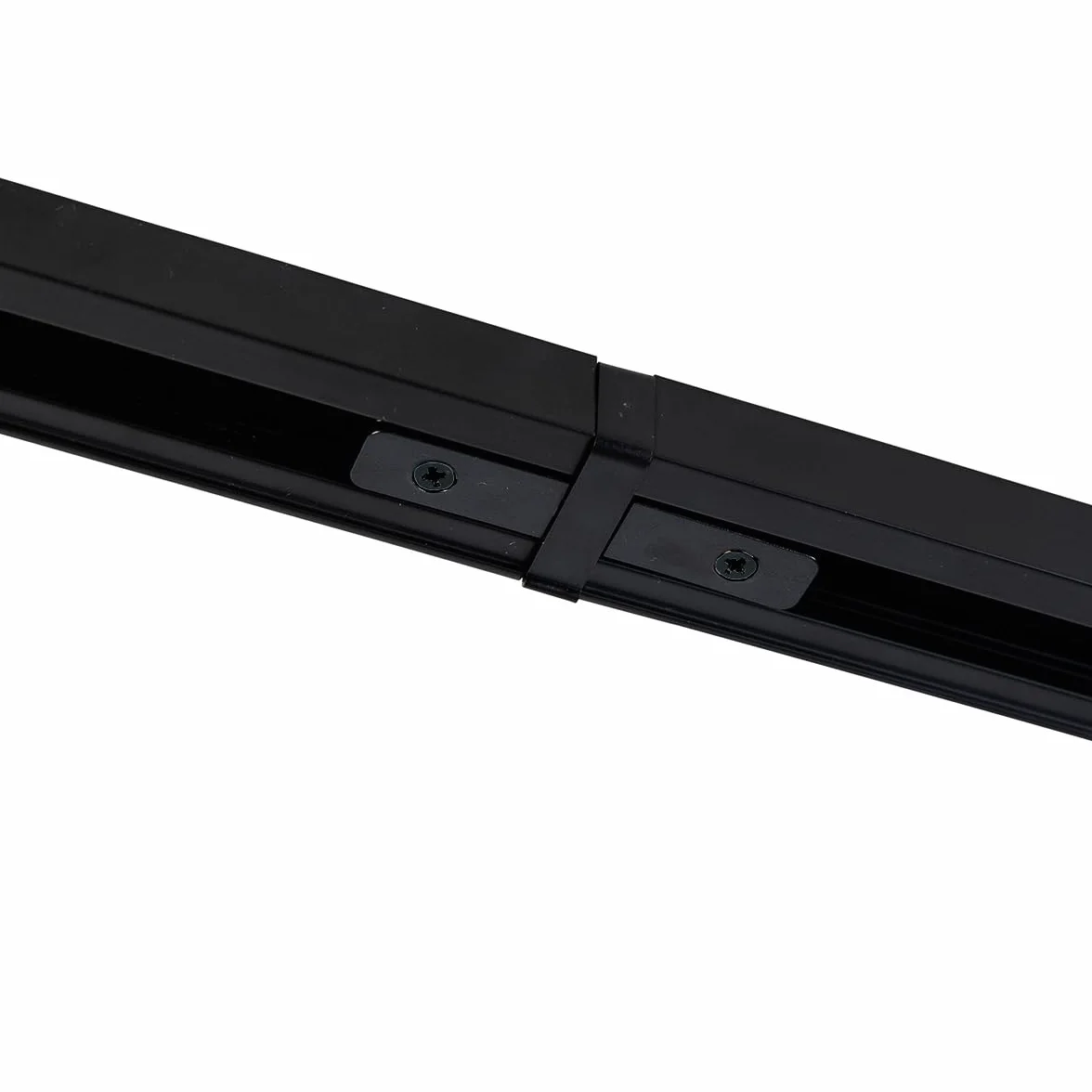 QAZQA Yade Sistema de carril moderno negro 4 luces monofásico Aluminio/Acero LED Max. 4x50W