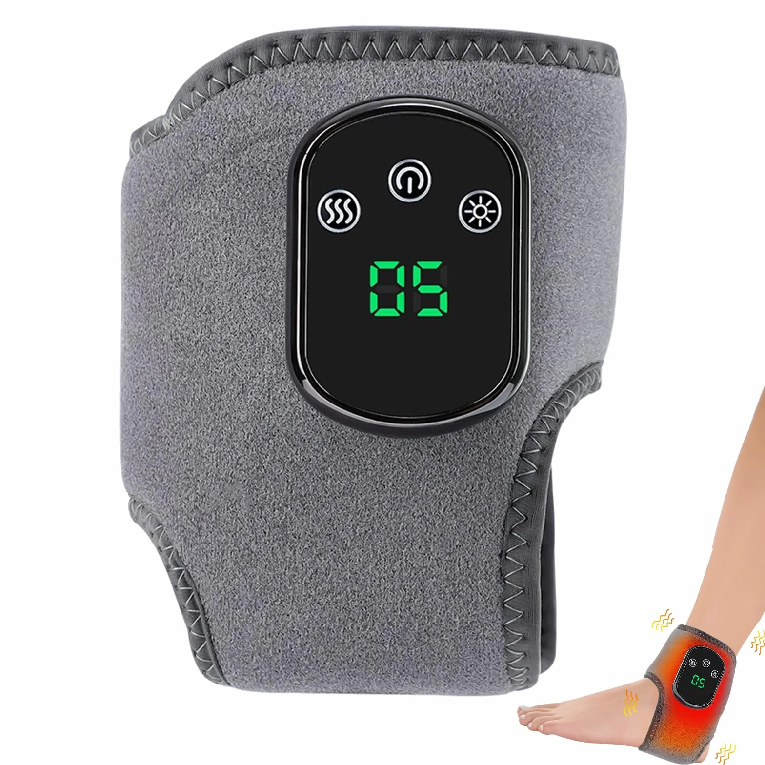JIMACRO Masajeador de Pies Eléctrico, Foot Massager para Tobillo Talón Planta Arco