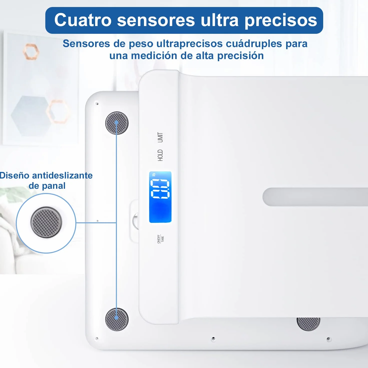 Báscula Bebé Digital Bluetooth con Bandeja Extraíble, Tara y Retención, App Gratuita, 100 kg