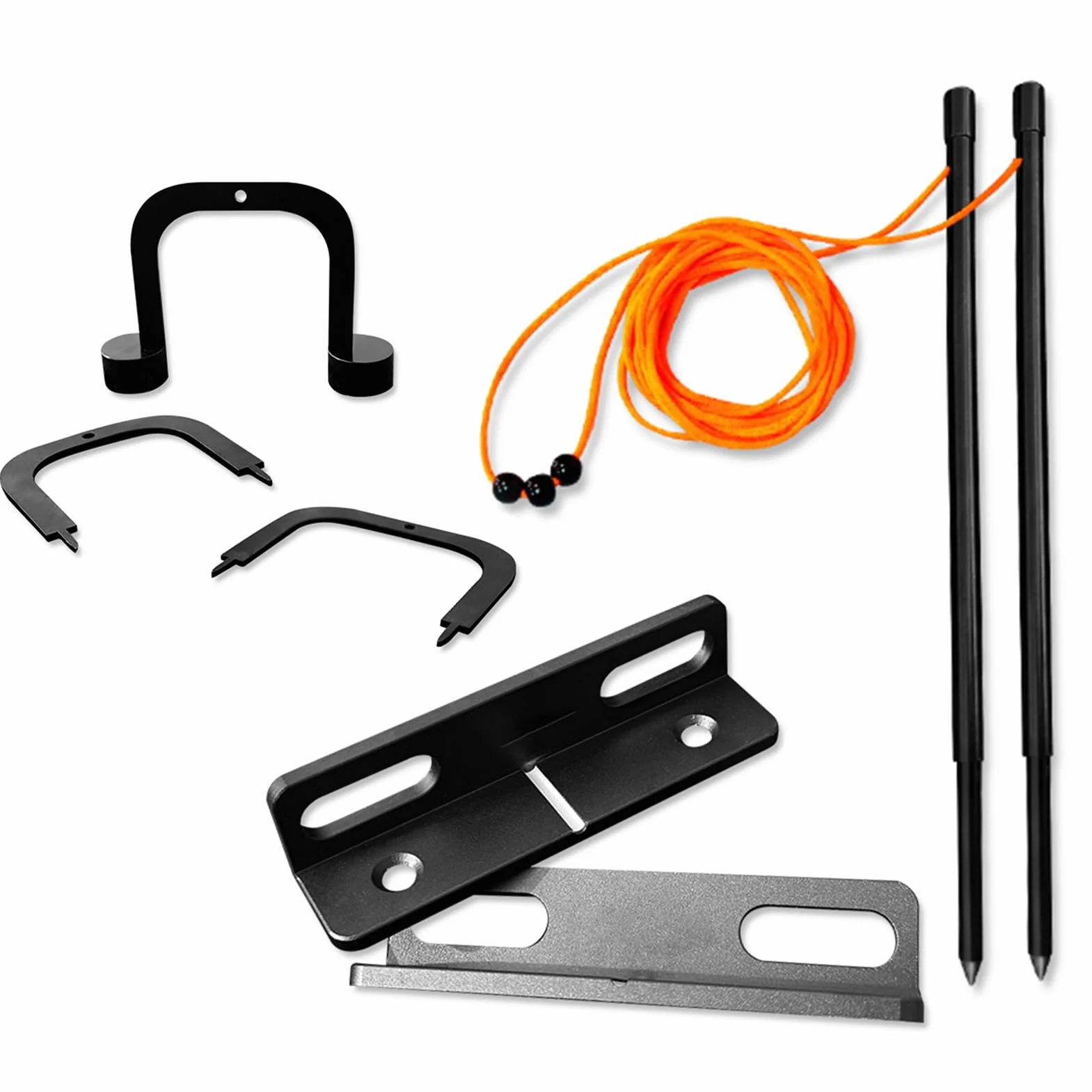 Entrenador De Swing De Golf - Ayuda De Entrenamiento De Golf | Entrenador De Putter Gate | Gulf Putt & Swing Practice | Portable Putting Gates Set | Kit Compacto Liviano con Diseño Combinado para Los