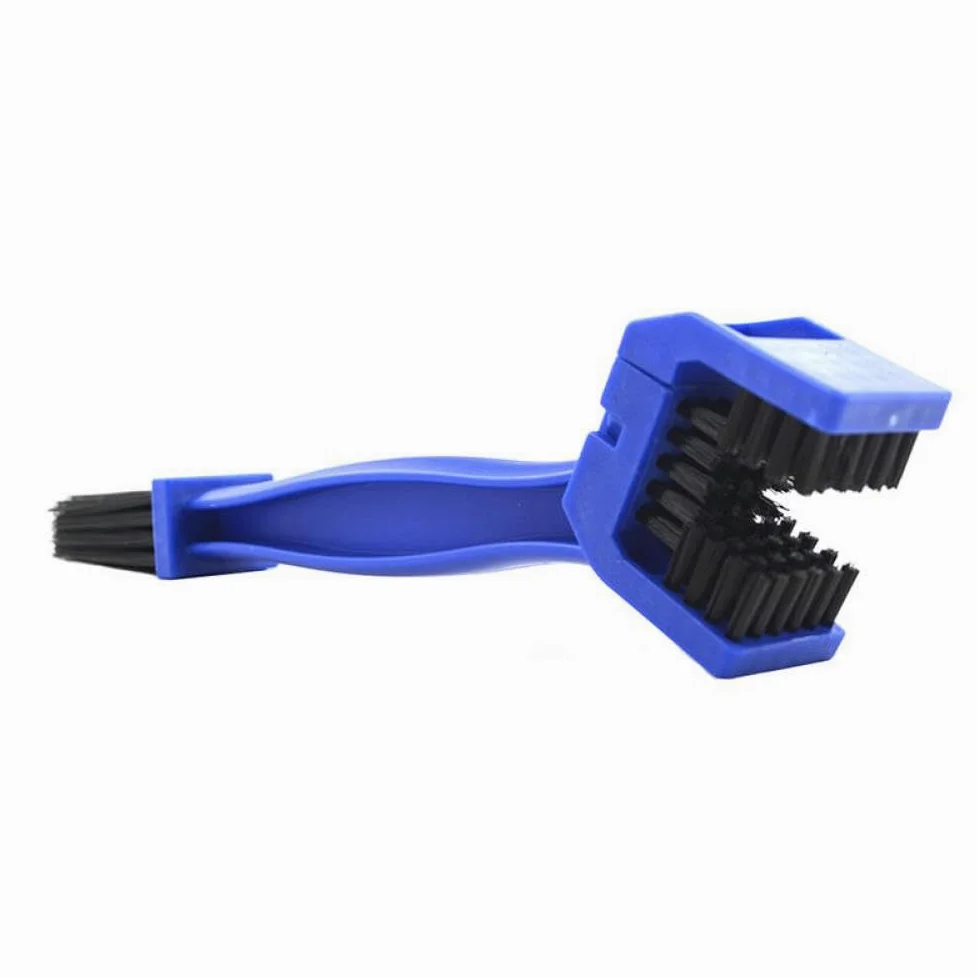 Cepillo de Limpieza de Cadena de Motocicleta, Compatible con Motocicleta, Bicicleta, Equipo de Ciclismo, Herramienta de fregado Grunge(10 Pcs)
