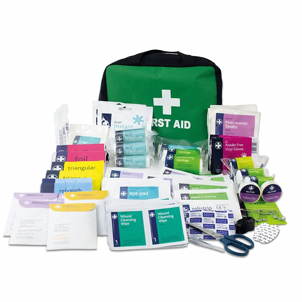 Lewis-Plast Kit Completo De Primeros Auxilios 309 Piezas De Primeros Auxilios Al Aire Libre - Kit Que Cumple Con Las Normas Europeas Para Interiores Y Actividades Al Aire Libre
