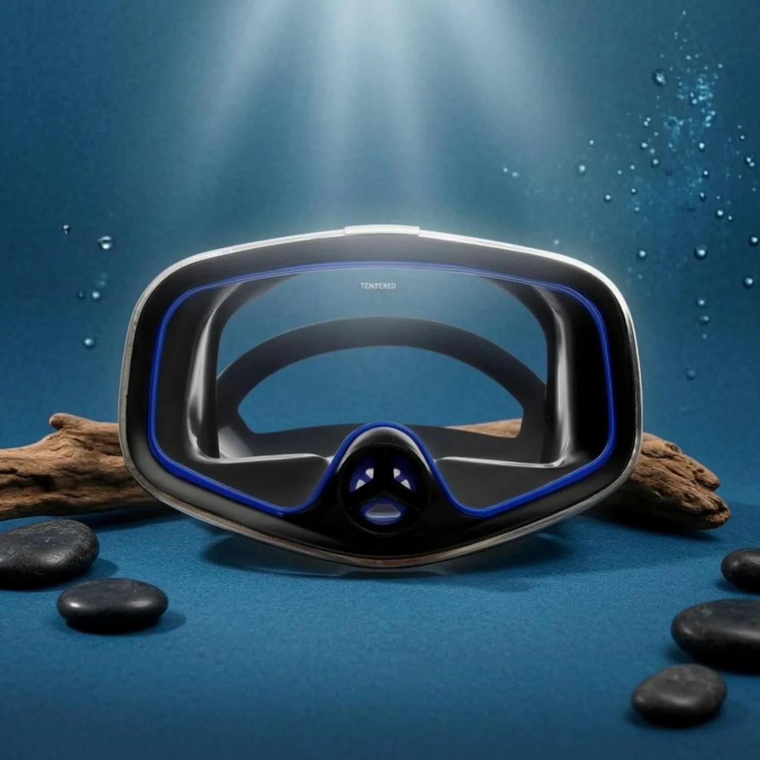 Gafas de Natación para Adulto Máscara Visor de Buceo Antivaho Lente de Vidrio Templado Correa Ajustable Sello Ergonómico Aptas para Esnórquel Natación Entrenamiento en Piscina