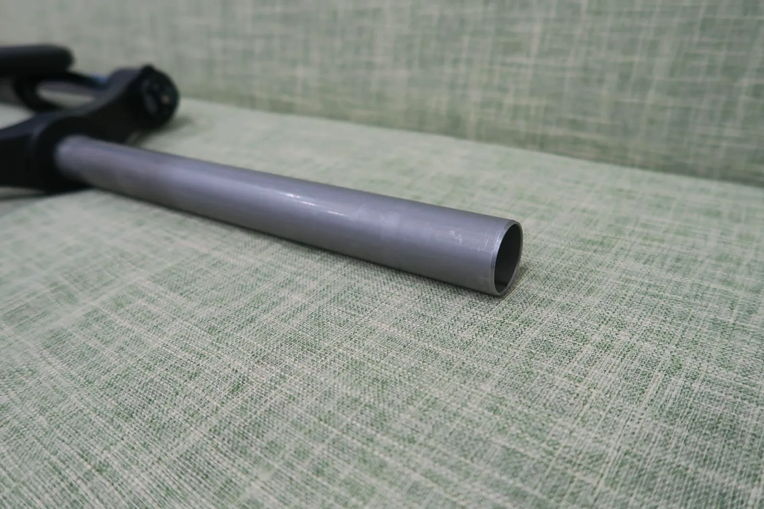 Horquilla de bicicleta de 20" con suspensión para neumáticos de 4,0" de goma grasa, hombro único con combo de 1-1/8" de rosca, freno de disco para bicicleta de nieve/tríciclo