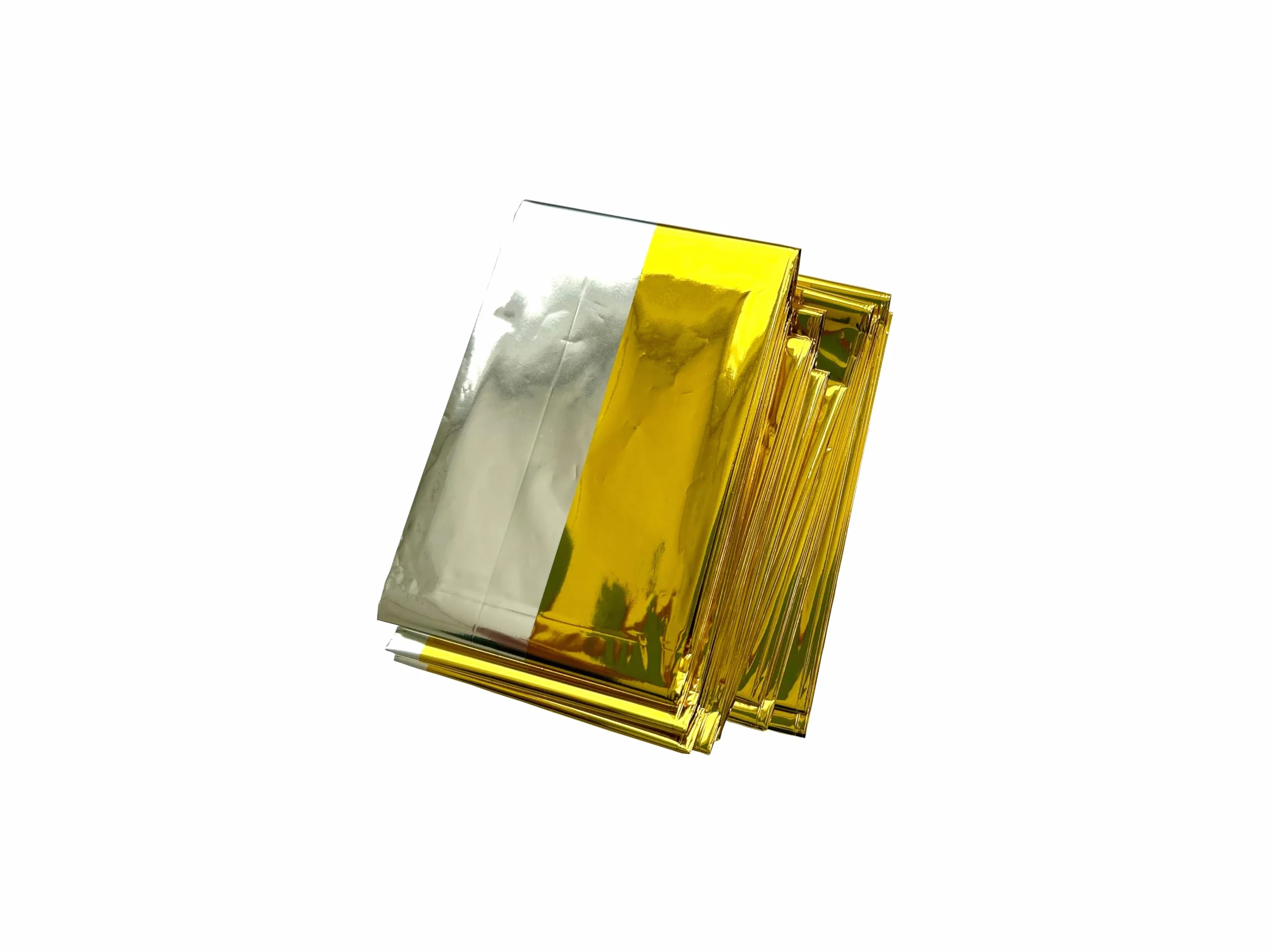 PINI Rescue Med Manta de rescate 160 x 210 cm 50 unidades dorado plateado