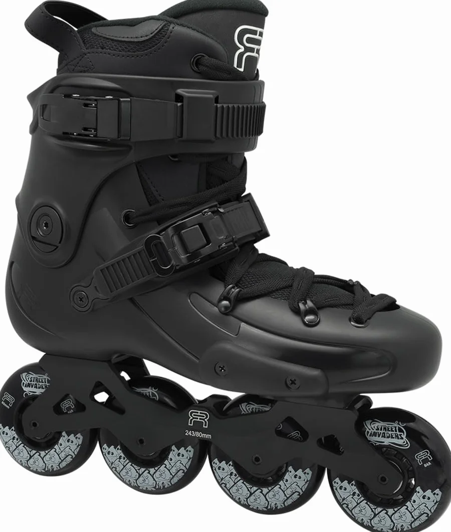 FR Skates FR1 80 Patines en línea 2025, color negro