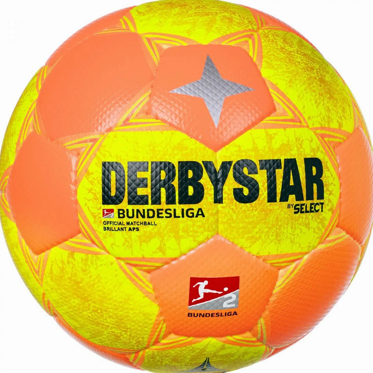 Derbystar 2. Bundesliga Brillant APS High Visible v21 - Balón de fútbol Multicolor 5
