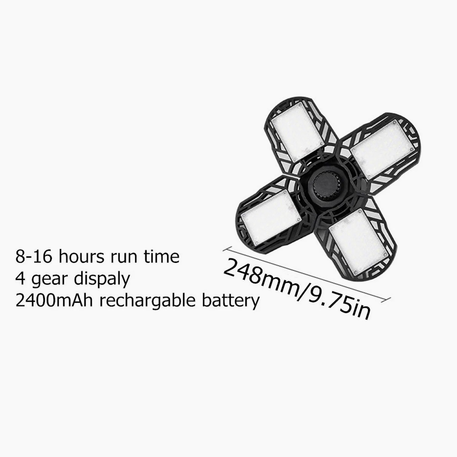 Carga de Luces de Campamento Linterna LED Solar Recargable for Acampar con Control Remoto, Resistente al Agua IP65, 40W, for Acampar al Aire Libre y Pescar