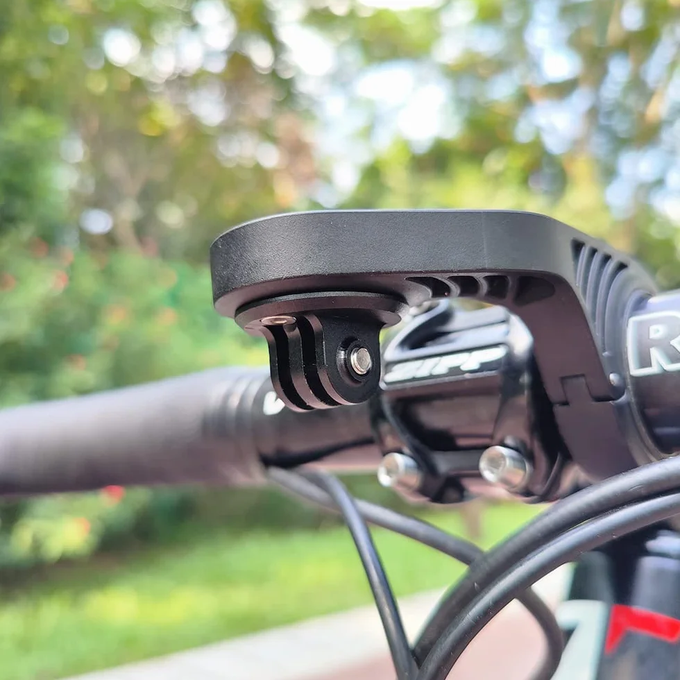 Cestbon Adaptador Combo de Montaje para Garmin Edge Compatible con Cámara o Faro, Adaptador Universal Extendido de Montaje Frontal de Liberación Rápida
