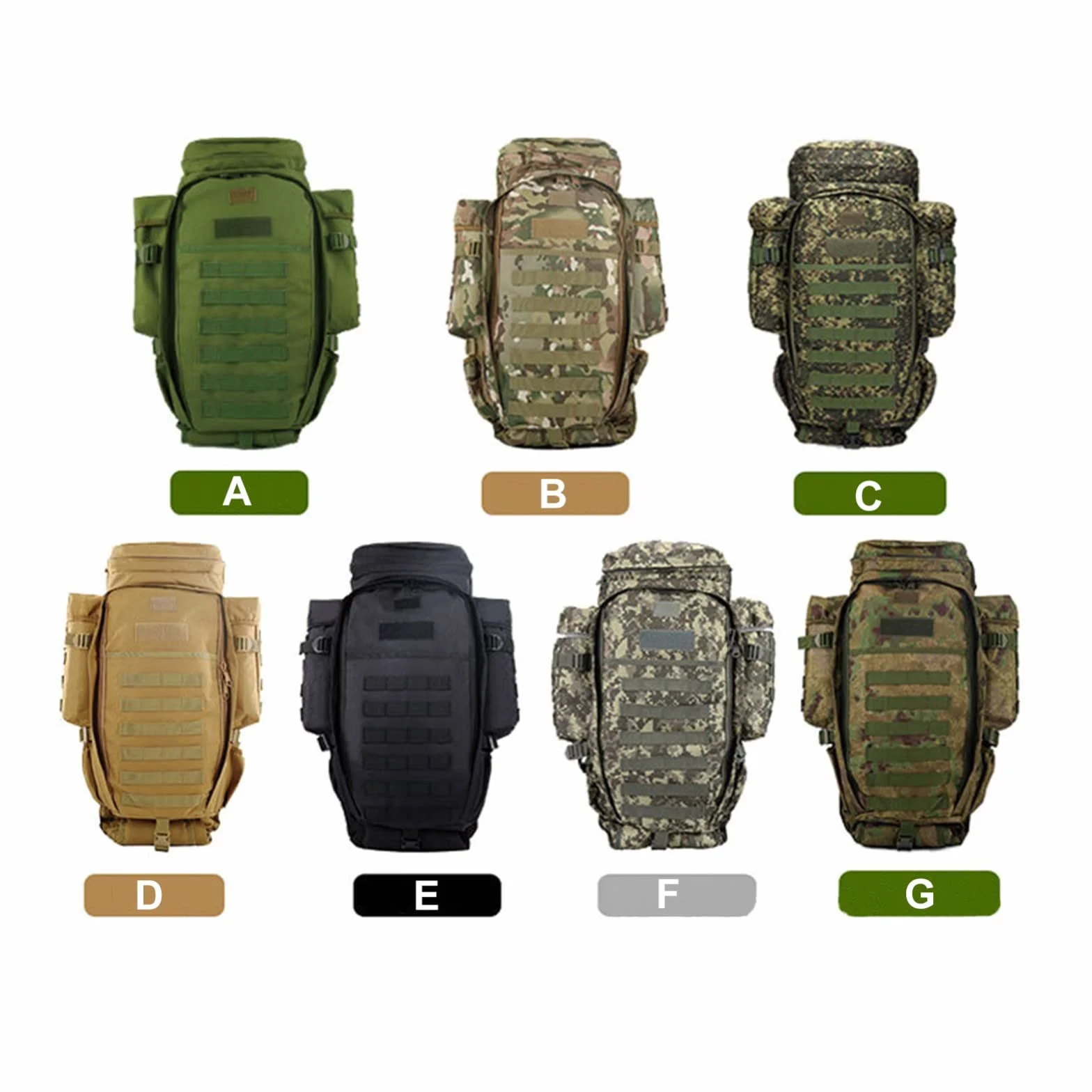 Mochila Táctica para Rifle, Bolsa Larga para Rifle, Mochila Militar Molle, Mochilas de Asalto Militares, Equipo Táctico para Caza, Pesca, Airsoft, Mochila para Rifle, Mochila para Campo de Ti