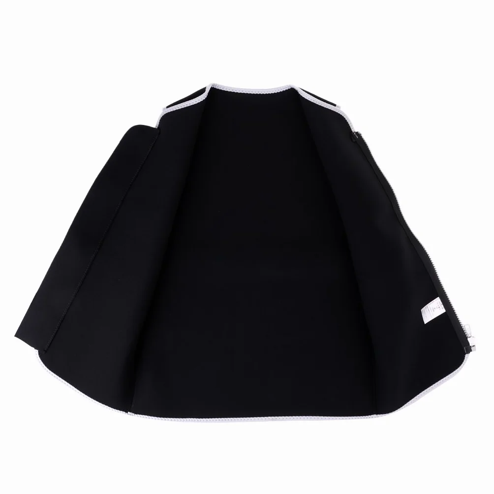 Chaleco de neopreno para hombre, con cremallera frontal, 3 mm, para surf, surf, talla M, color negro
