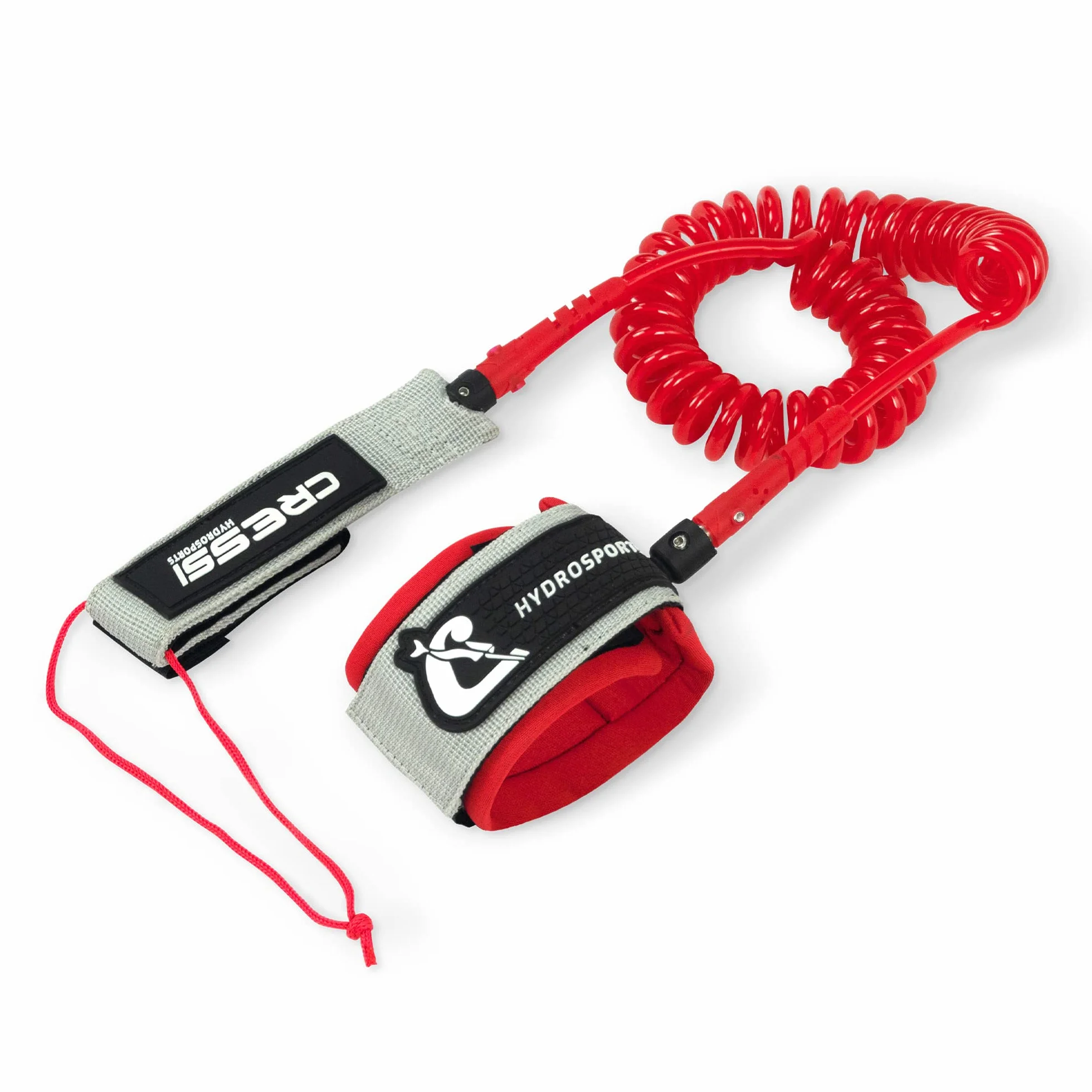 CRESSI Sup Coiled Leash 10 Pulgadas Correa de Tobillo 300 cm Gris Rojo