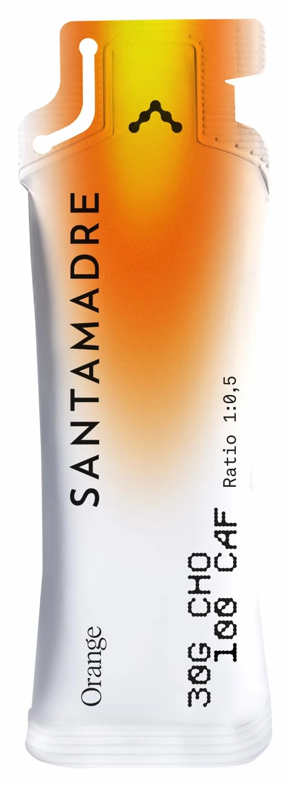 SANTA MADRE Gel Energético con cafeína Pack 9 unidades 30CHO 100 CAF Sabores variados 9x60g