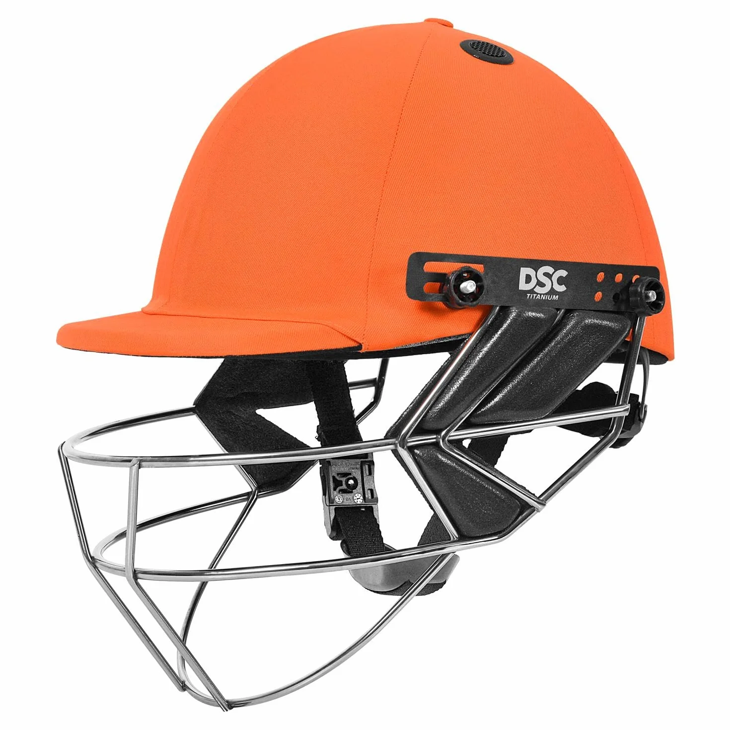 DSC Fort 44 Casco de críquet, Hombres, Naranja, XL