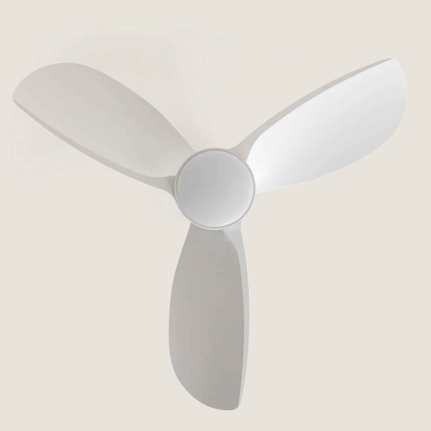 LEDKIA LIGHTING Ventilador de Techo Poros Evo Blanco 90 cm LED CCT Motor DC 30W 6 Velocidades Mando