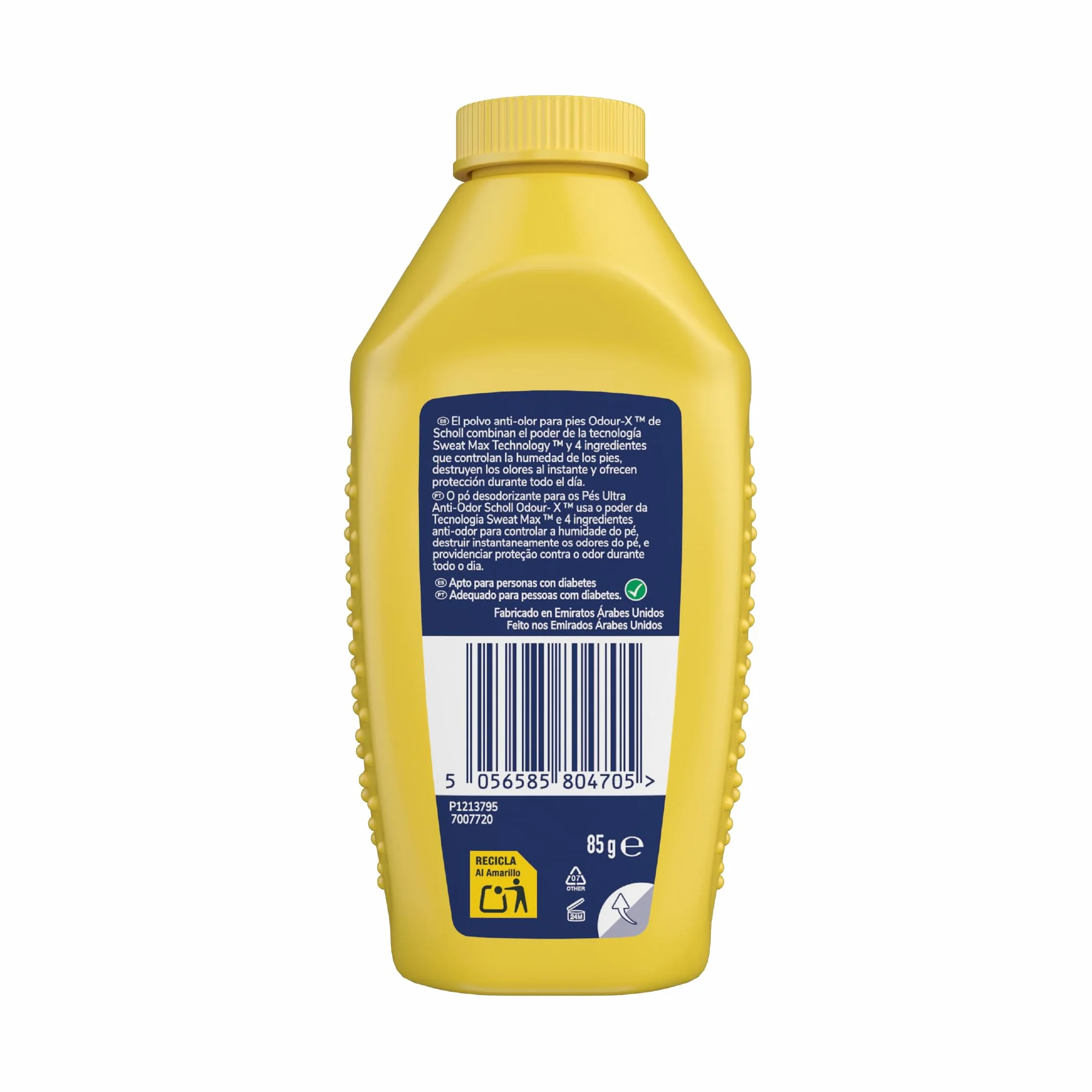 Dr. Scholl's Odor-X Ultra Antiolores 6.25 oz sin talco elimina olores absorbe sudor