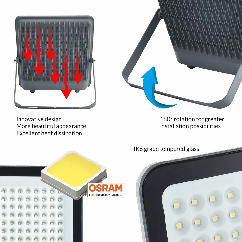 Ledme Foco Proyector LED Napoli Plus 20W 2400 lumen IP65 Regulable 6000K