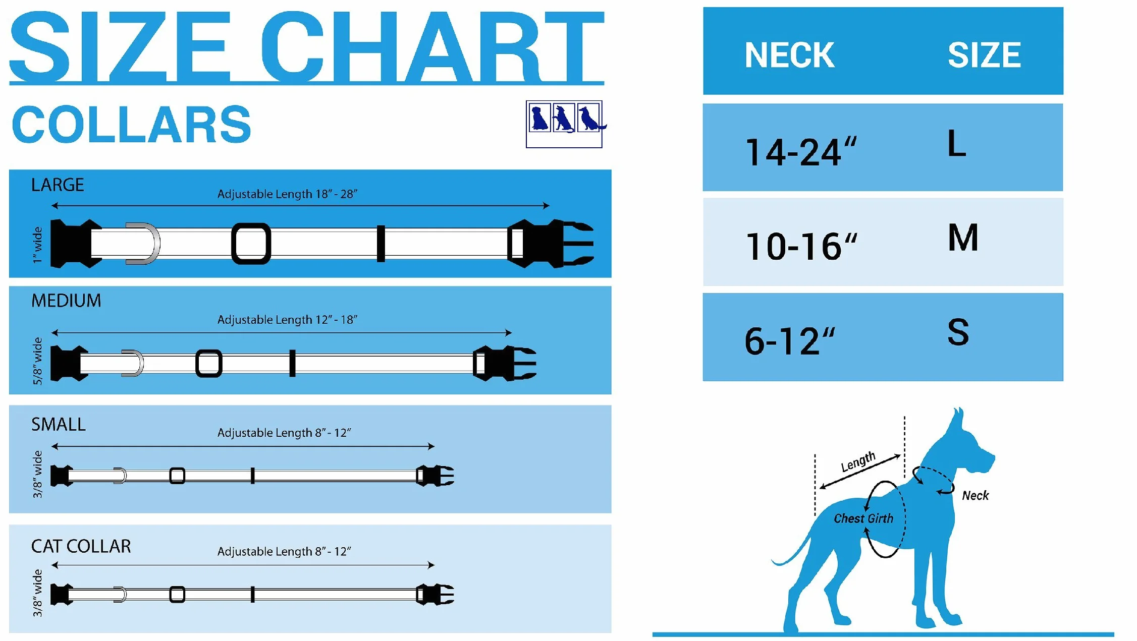 Pets First NCAA Mascota Cuello. 50 colegios Disponible en 3 tamaños. Resistente, Fuerte, Duradero & Ajustable NCAA Collar de Perro. Imprescindible Collegiate Gear para el Patas Sports Ventilador.