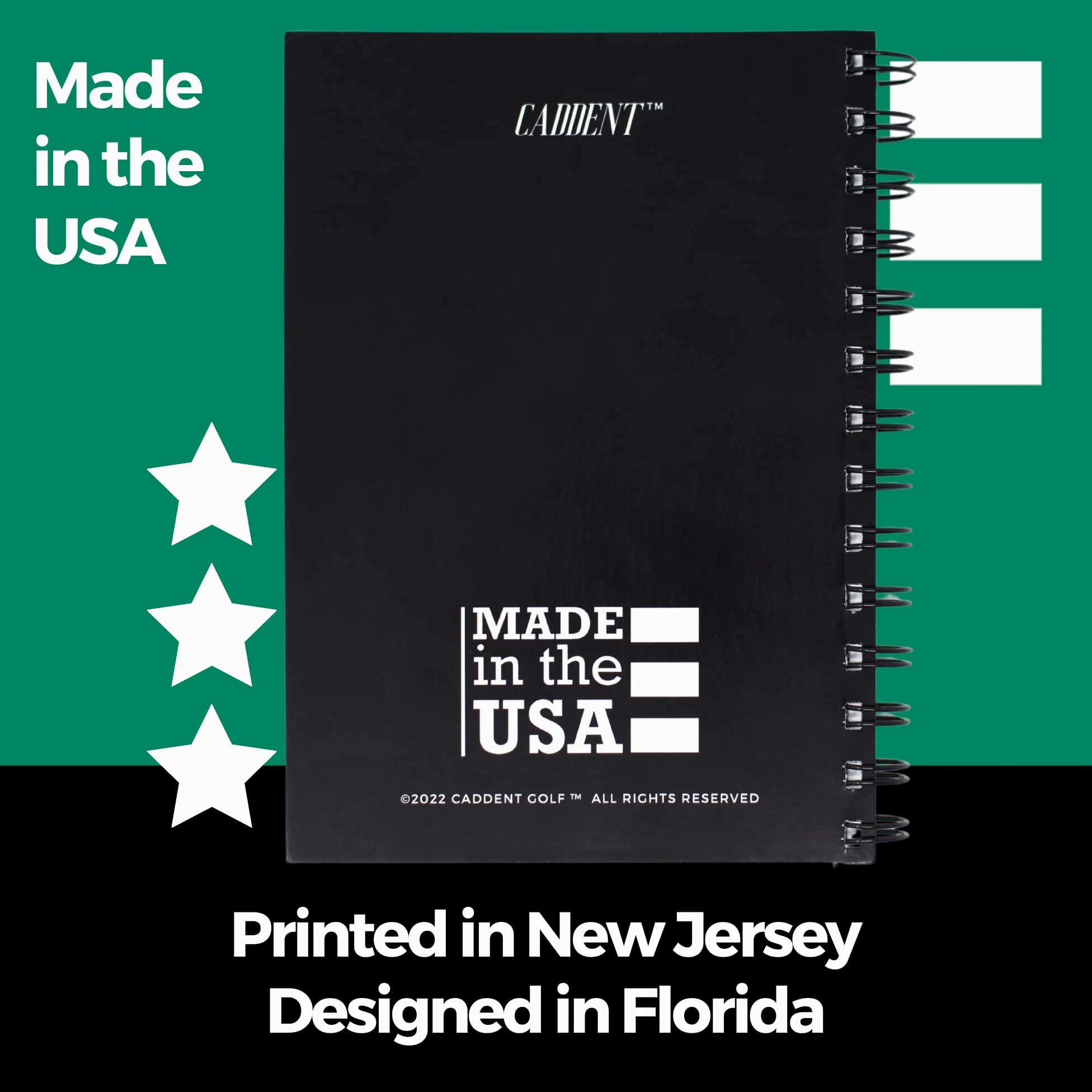 Cuaderno de Registro de Golf 150 páginas Encuadernado con Alambre para Estadísticas de Práctica y Tarjetas de Puntuación