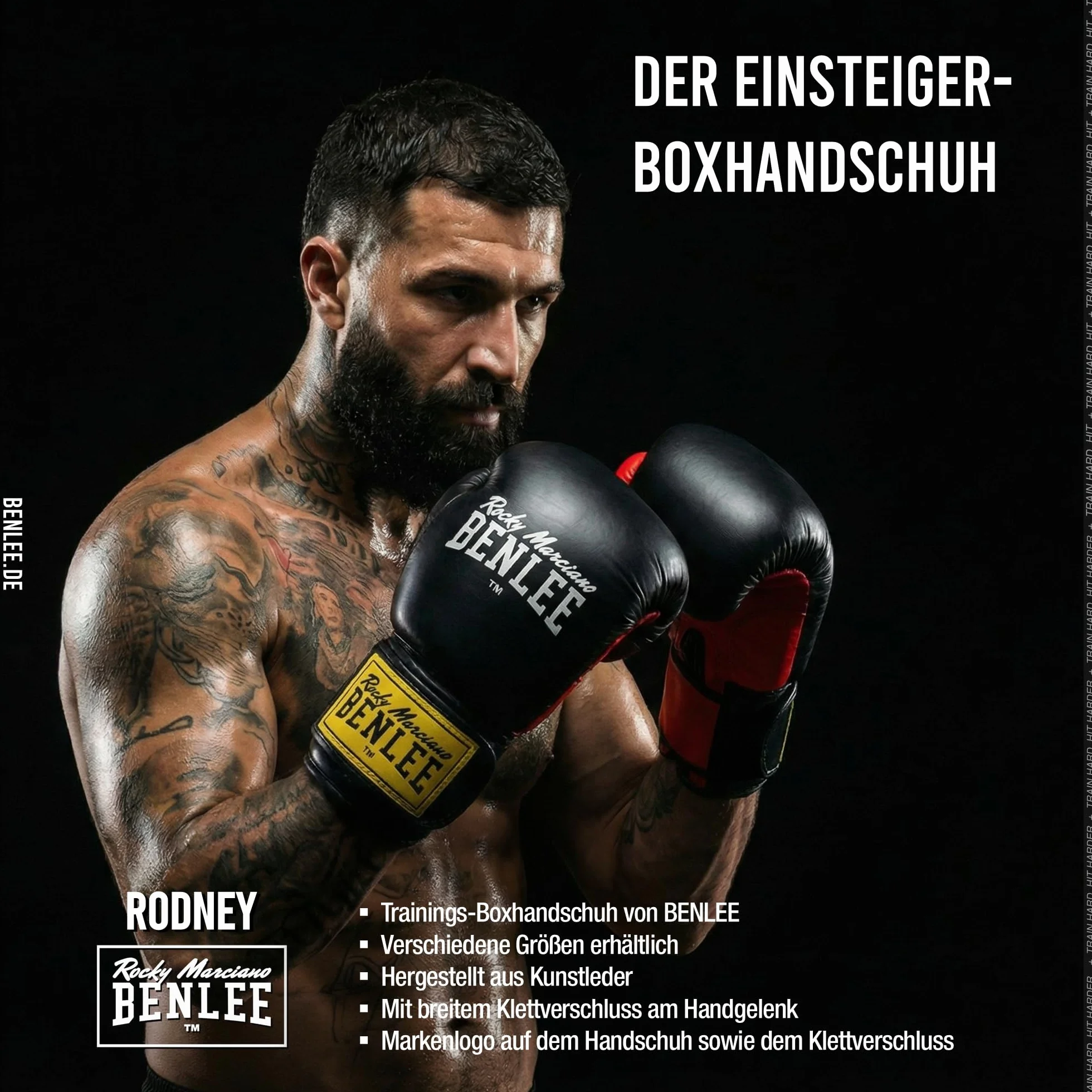 Benlee Rocky Marciano Rodney - Guante de boxeo (PVC)