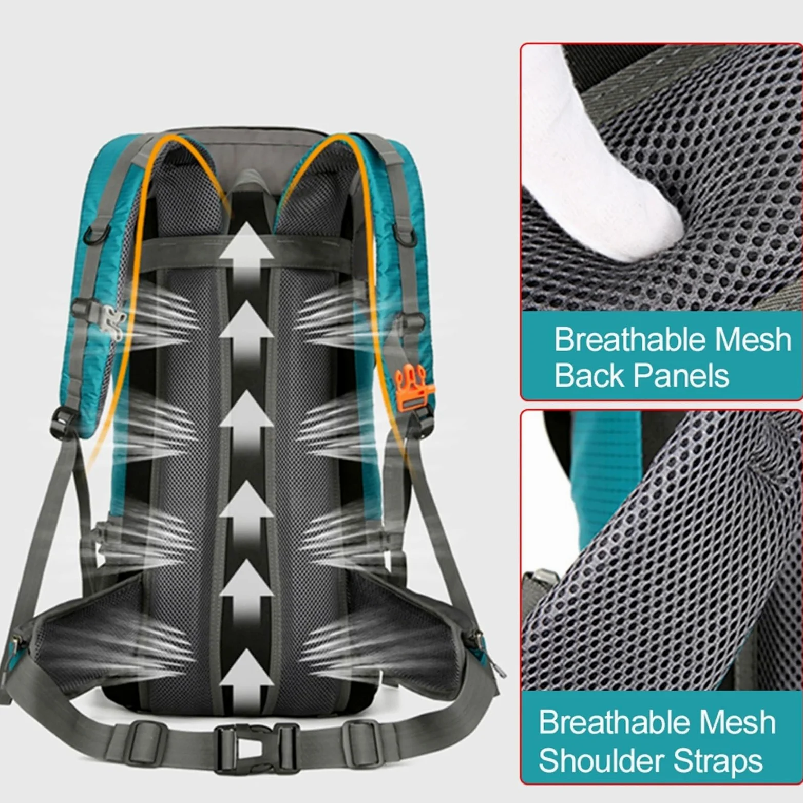 Mochila Trekking Mochila De Montañismo 70 L For Deportes Al Aire Libre, Impermeable, For Senderismo, Acampada, Escalada, Viajes Y Trekking