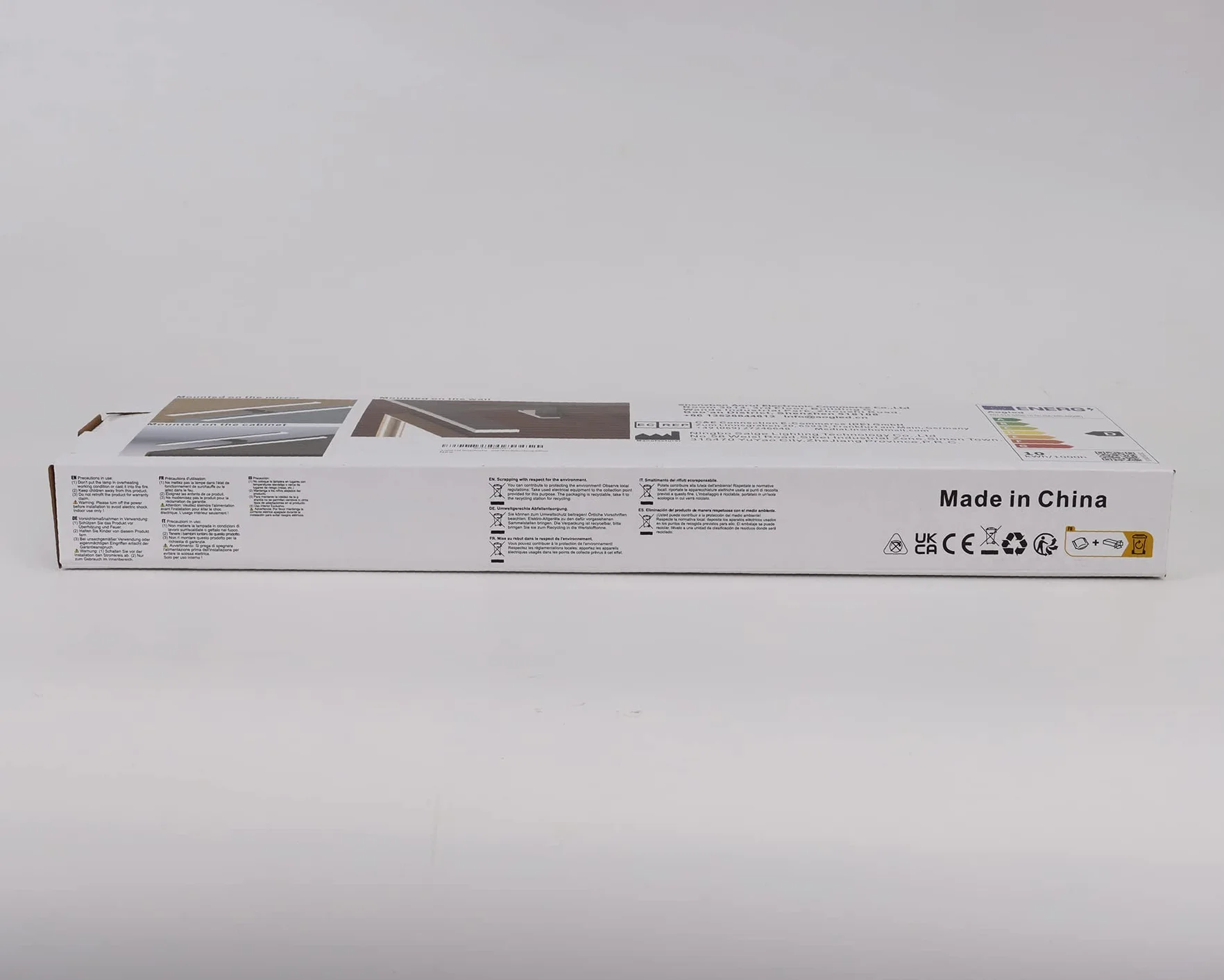 Lámpara LED Baño 40 cm 10 W 820 lm 4000K 230 V Acero Inoxidable