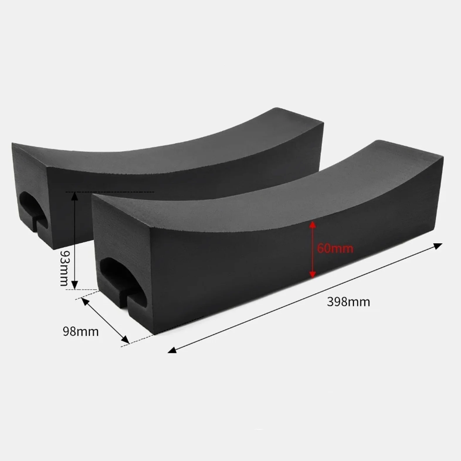 Homyl Almohadillas Antideslizantes para Portaequipajes de Techo, Bloques de Espuma para Kayaks Y Tablas de Paddle Surf.