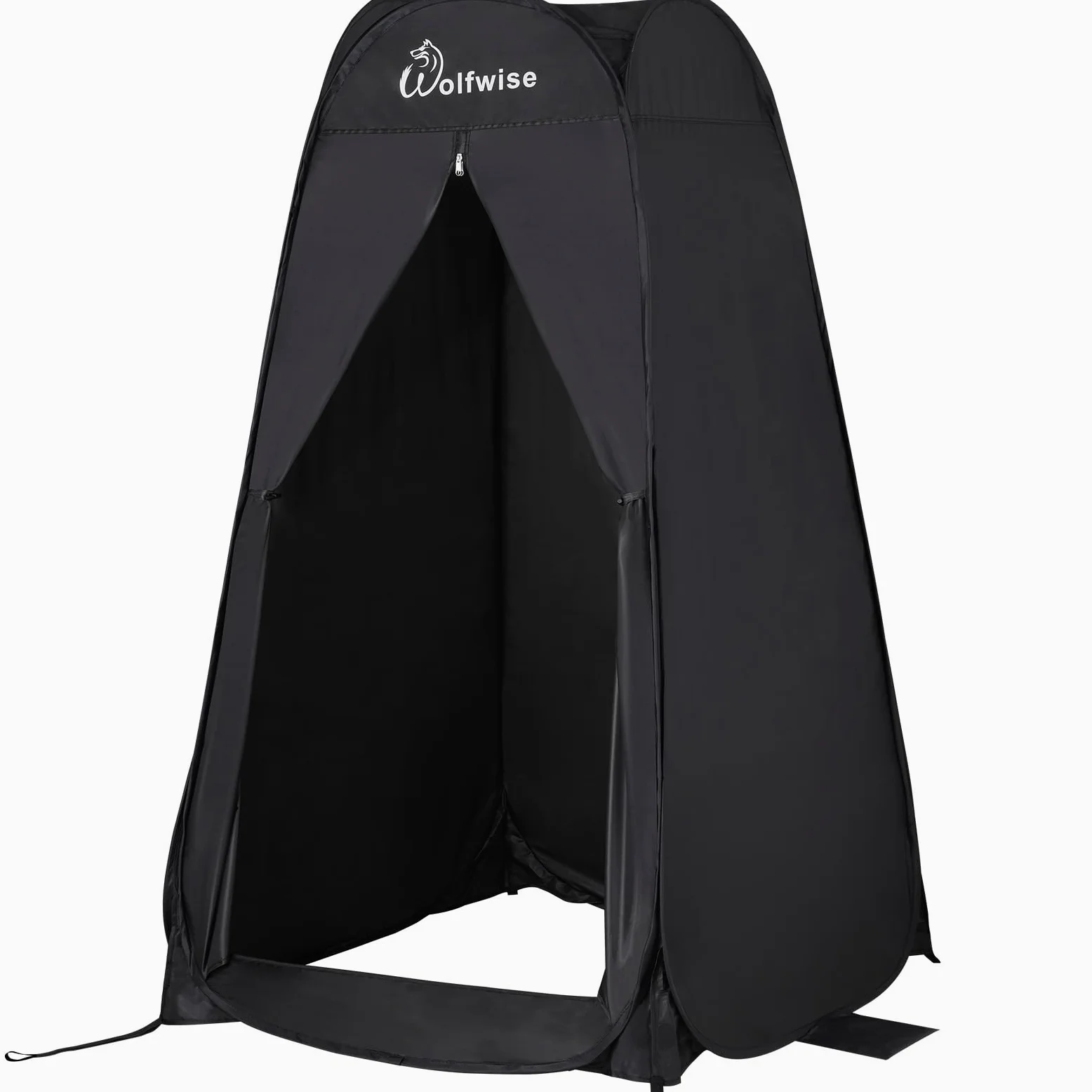 Wolfwise Tienda de Campaña Pop Up Instantánea 40x75 Pulgadas Negro