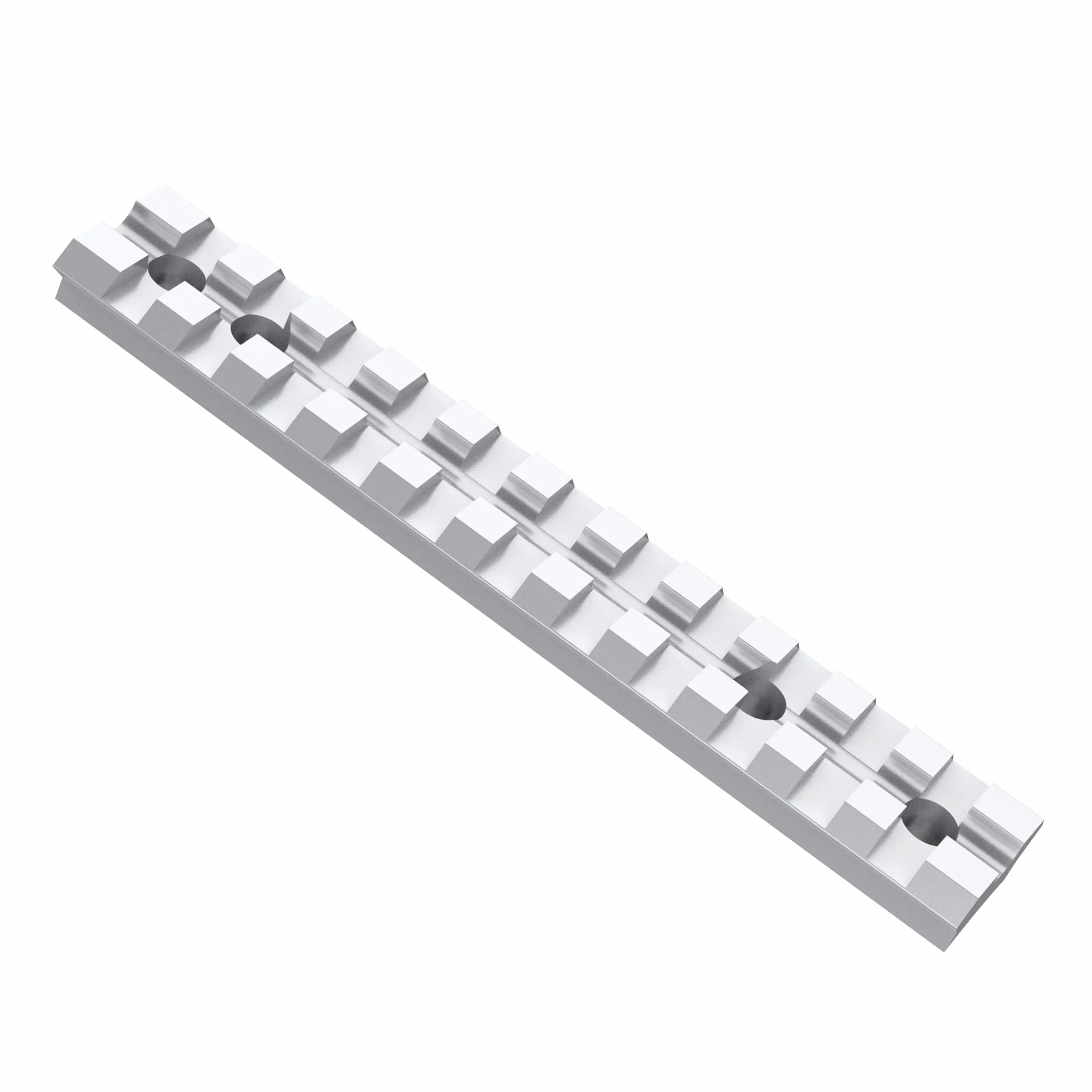 Montaje en carril Picatinny Ruger 10/22 para punto rojo, gafas telescópicas y ópticas (Rg10/22-plata)