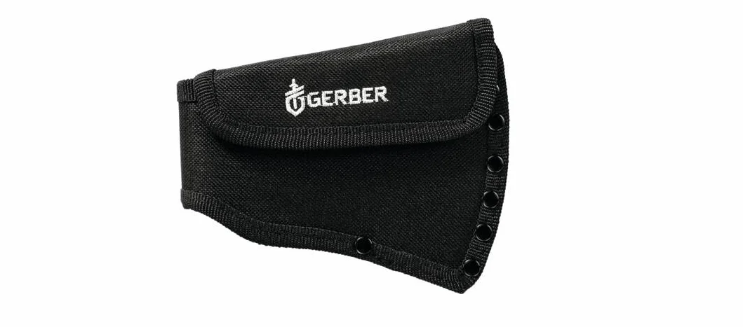 Gerber Hacha de acampar y al aire libre, Pack Hacha Flat Sage, Con funda, Longitud: 24 cm, Peso: 590 g, 31-003482