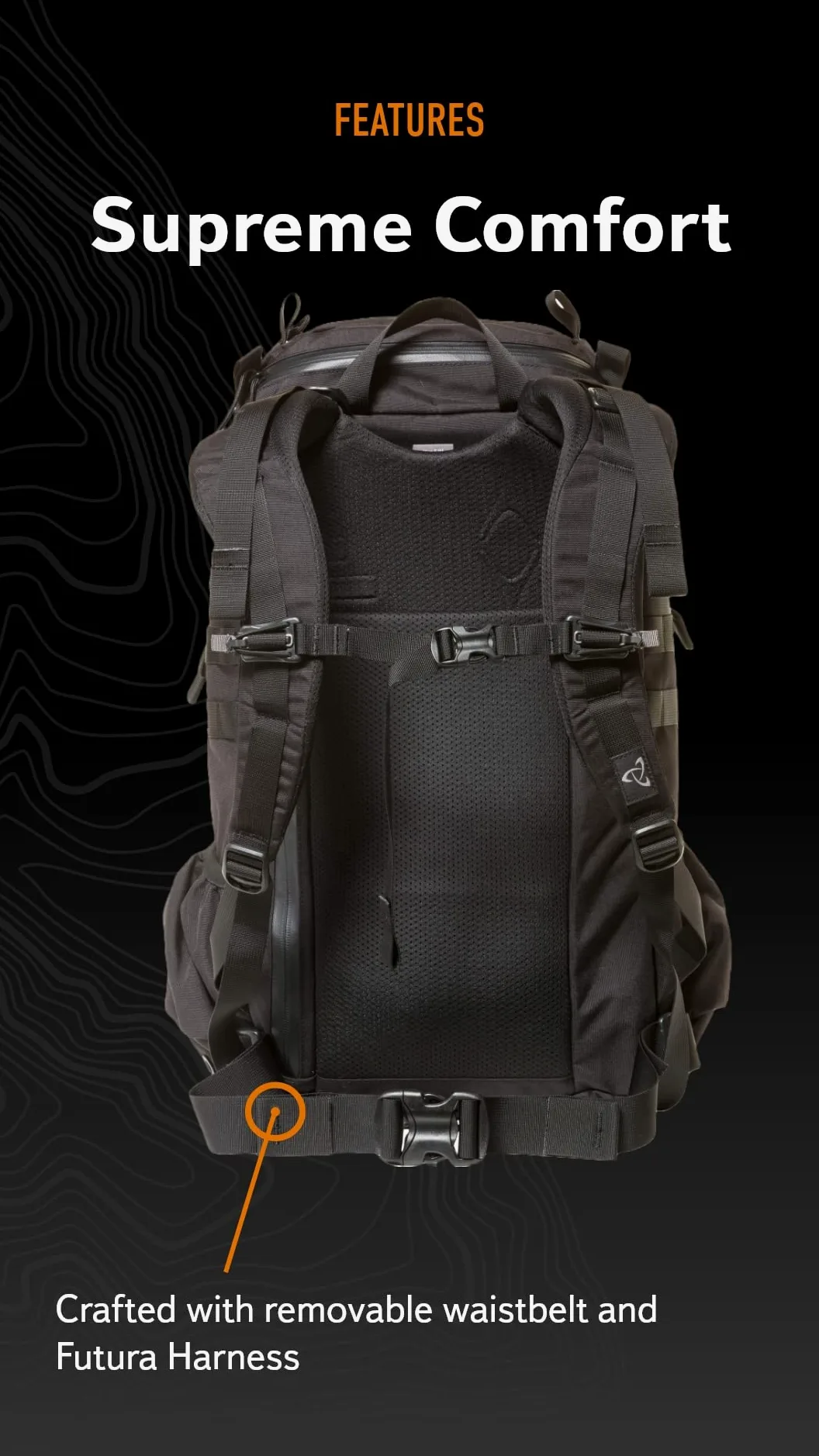 Mystery Ranch Mochila unisex de 2 días de asalto, Unisex, Mochila, 140MR111183-001-25, negro, S-M