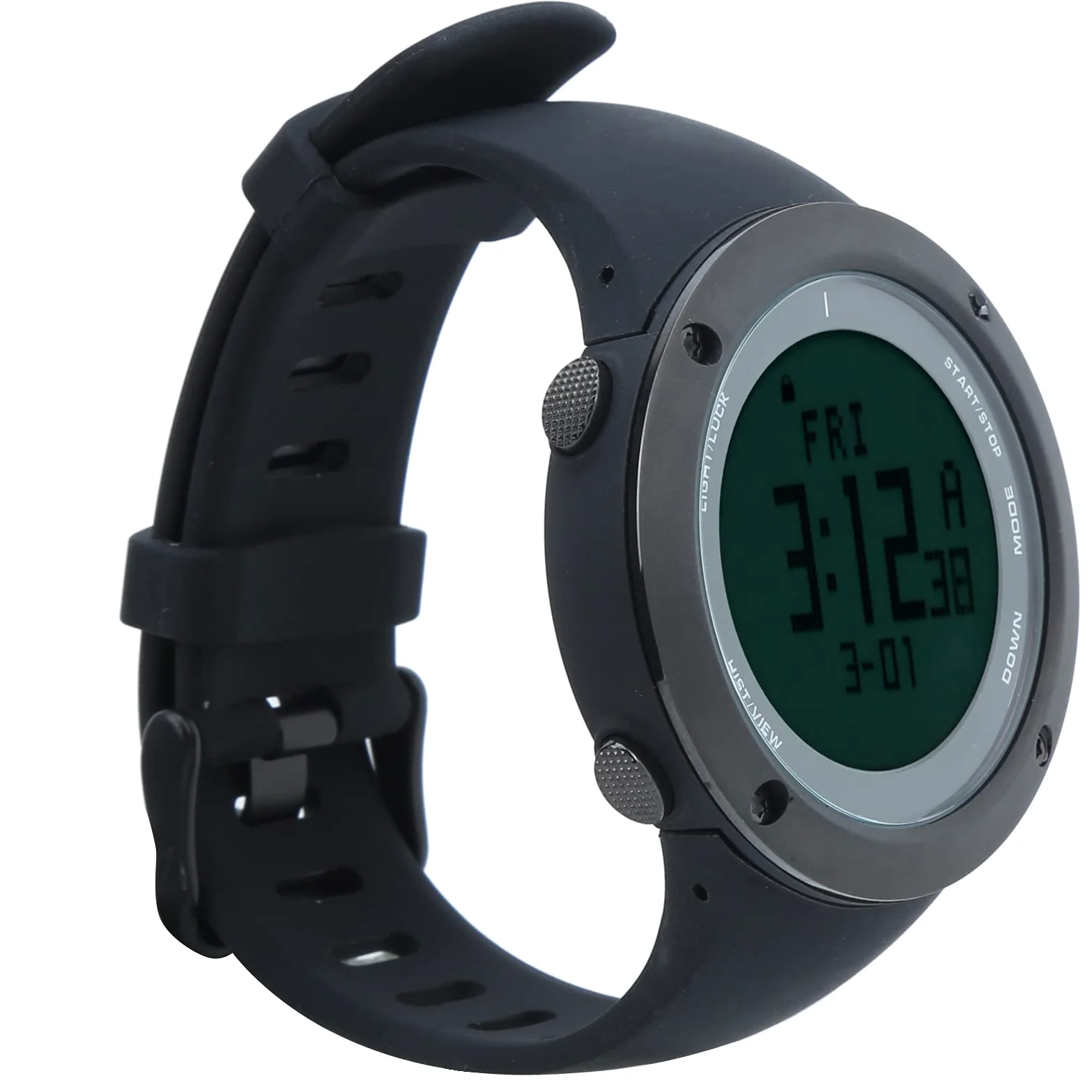FR730 Reloj de Buceo Profesional Reloj de Snorkel Impermeable 100 M con Medición de Profundidad Altímetro Barómetro Brújula para Deportes Subacuáticos Natación Marco de Ace