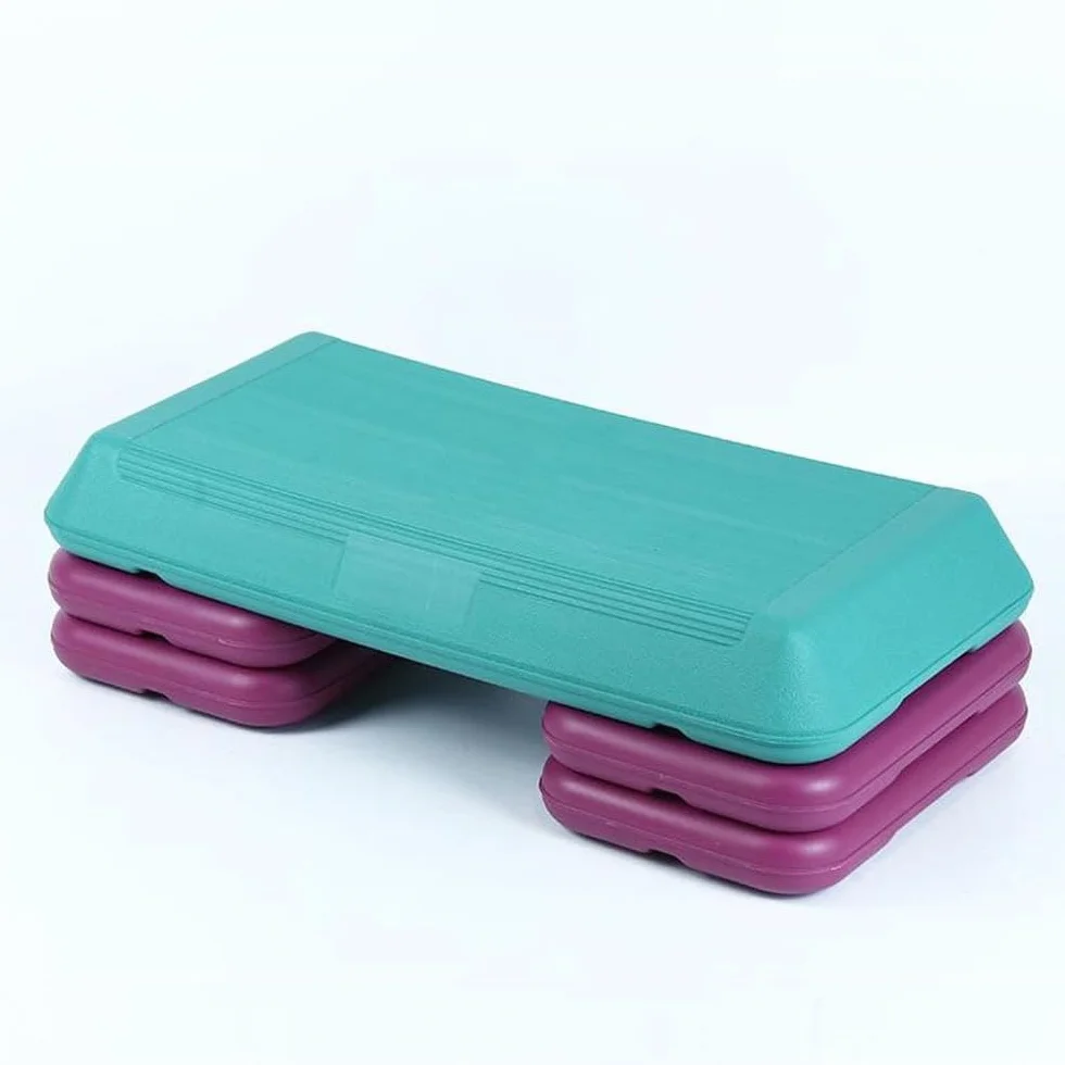 Plataforma Step Regulable Viok Sport - Antideslizante - 3 Alturas (10, 15 y 20 cm) - Ejercicios Aeróbicos y Tonificación en Casa o el Gimnasio