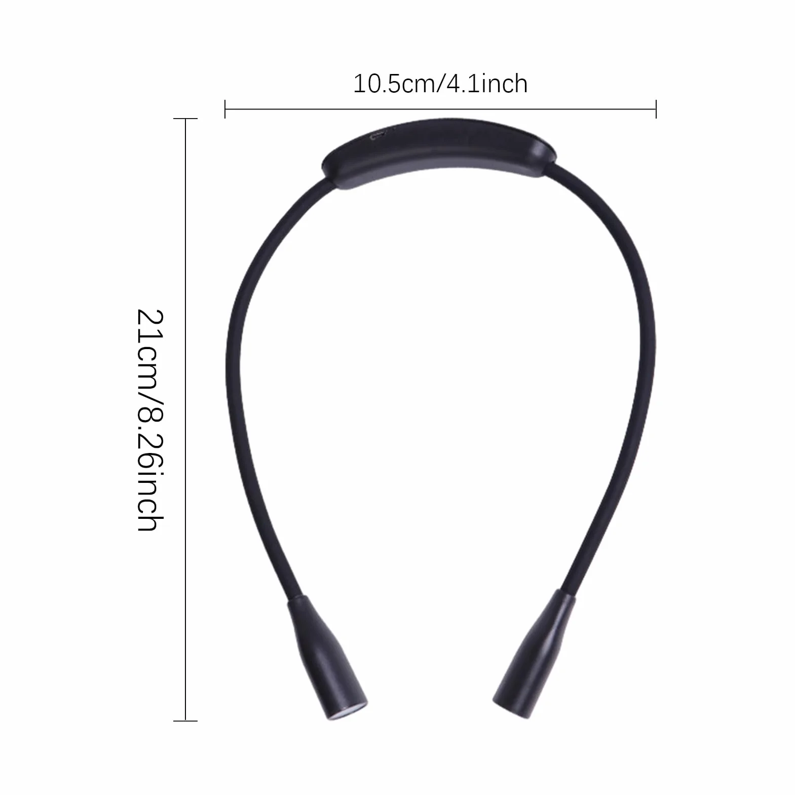 Luz de lectura LED recargable USB, lámpara de libro portátil flexible, brazo ajustable para acampar
