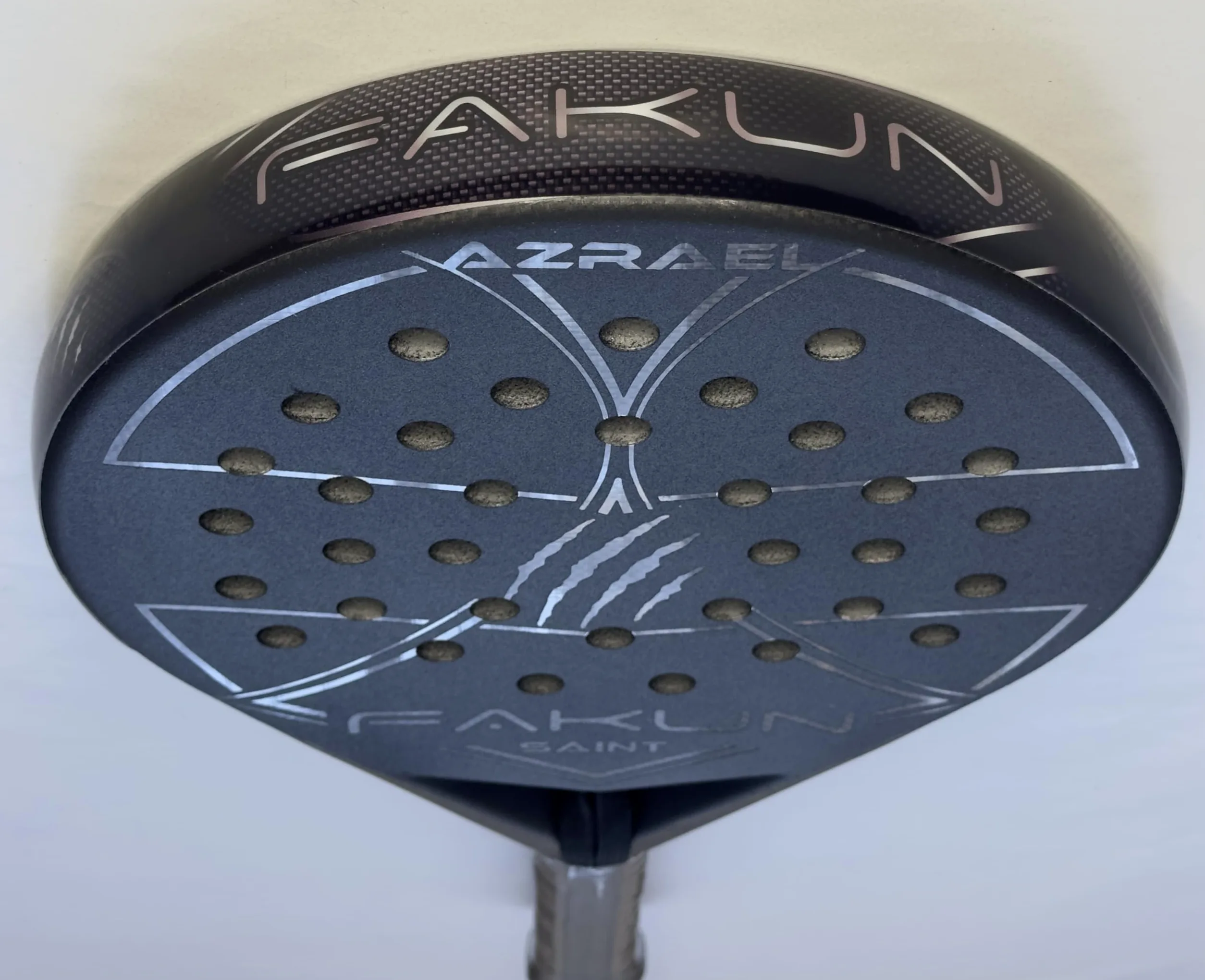 FAKUN Pala de Padel Azrael Black Edition Rugosa