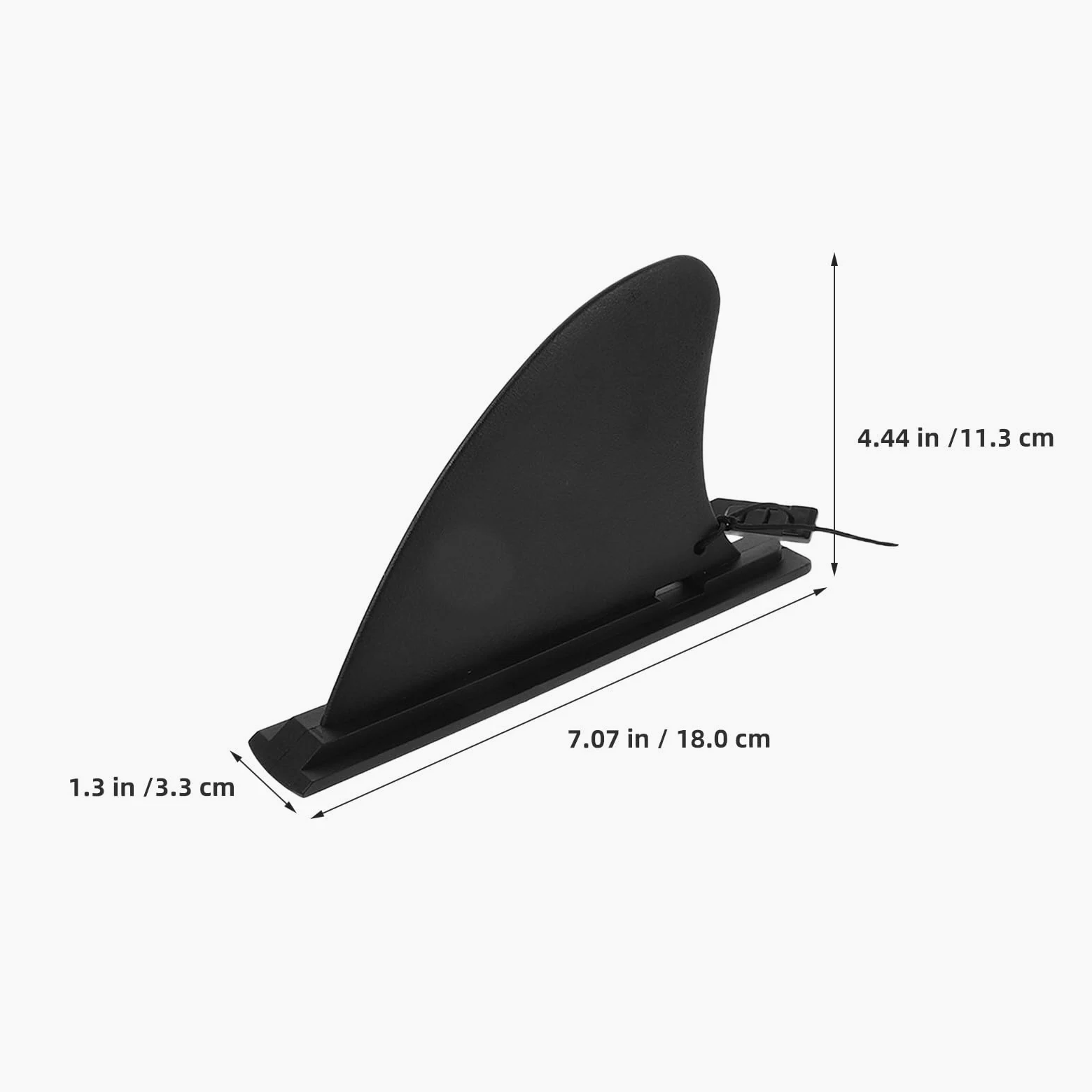 Mikikit Accesorios para Tablas de Paddle Surf y Kayak, Juego de 4 Aletas Desmontables de 4,5 Pulgadas, Diseño Hidrodinámico y Sistema de Fijación Rápida para Aguas Poco Profundas